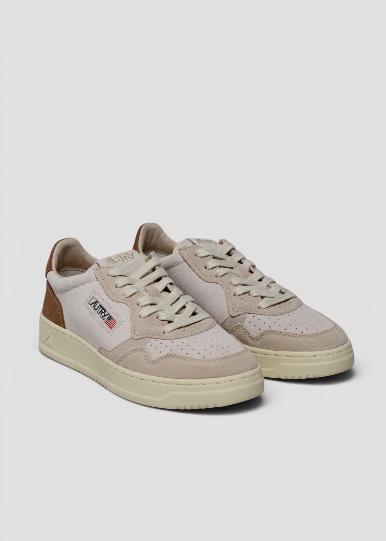 AULW-TS01 SNEAKERS DONNA MEDALIST TRIC/SUEDE SND/CIGAR