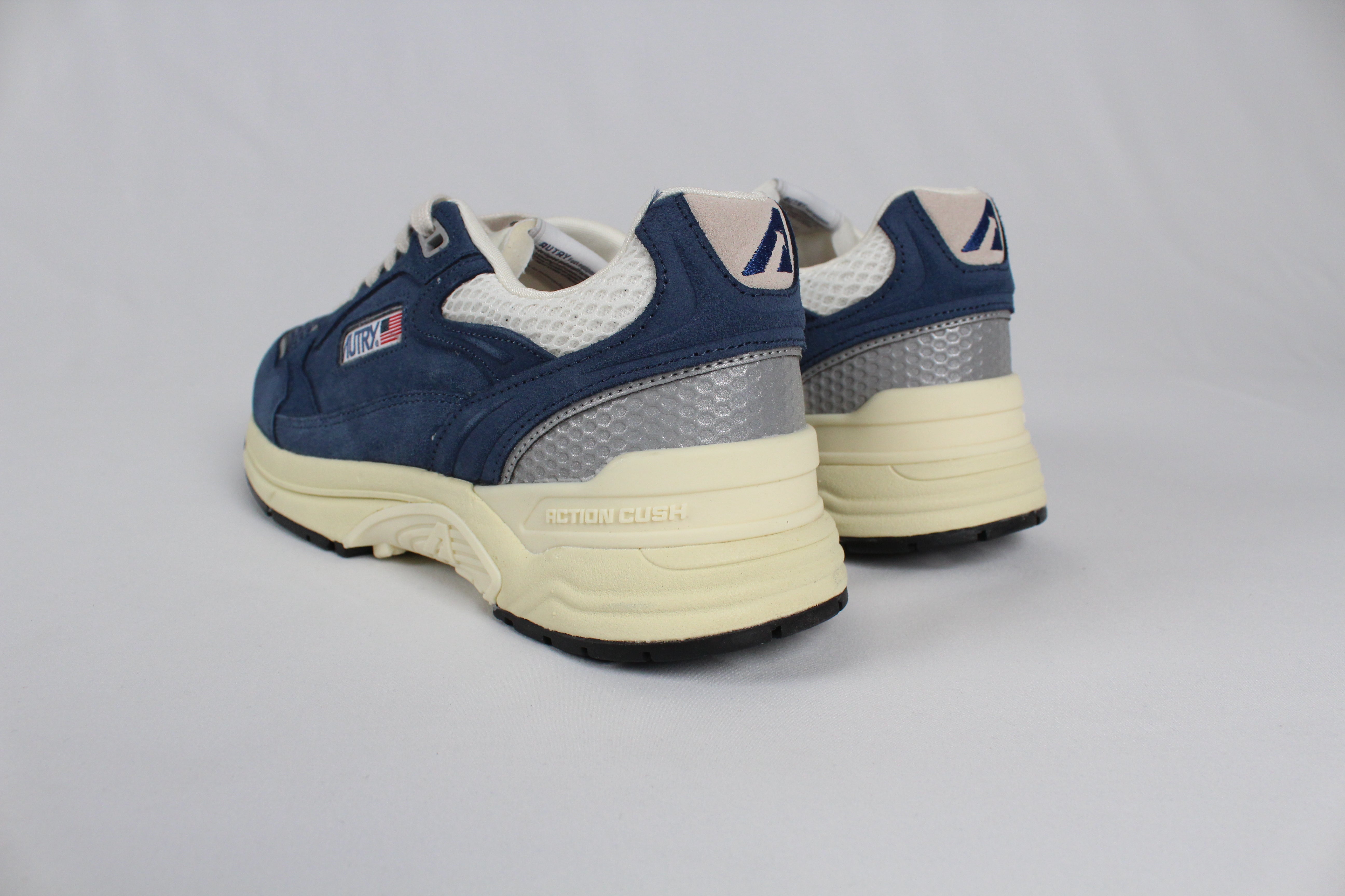 AI/SS25 HYLM-UM09 SNEAKERS HUPERWAY SUEDE/MESH WHT/GREY