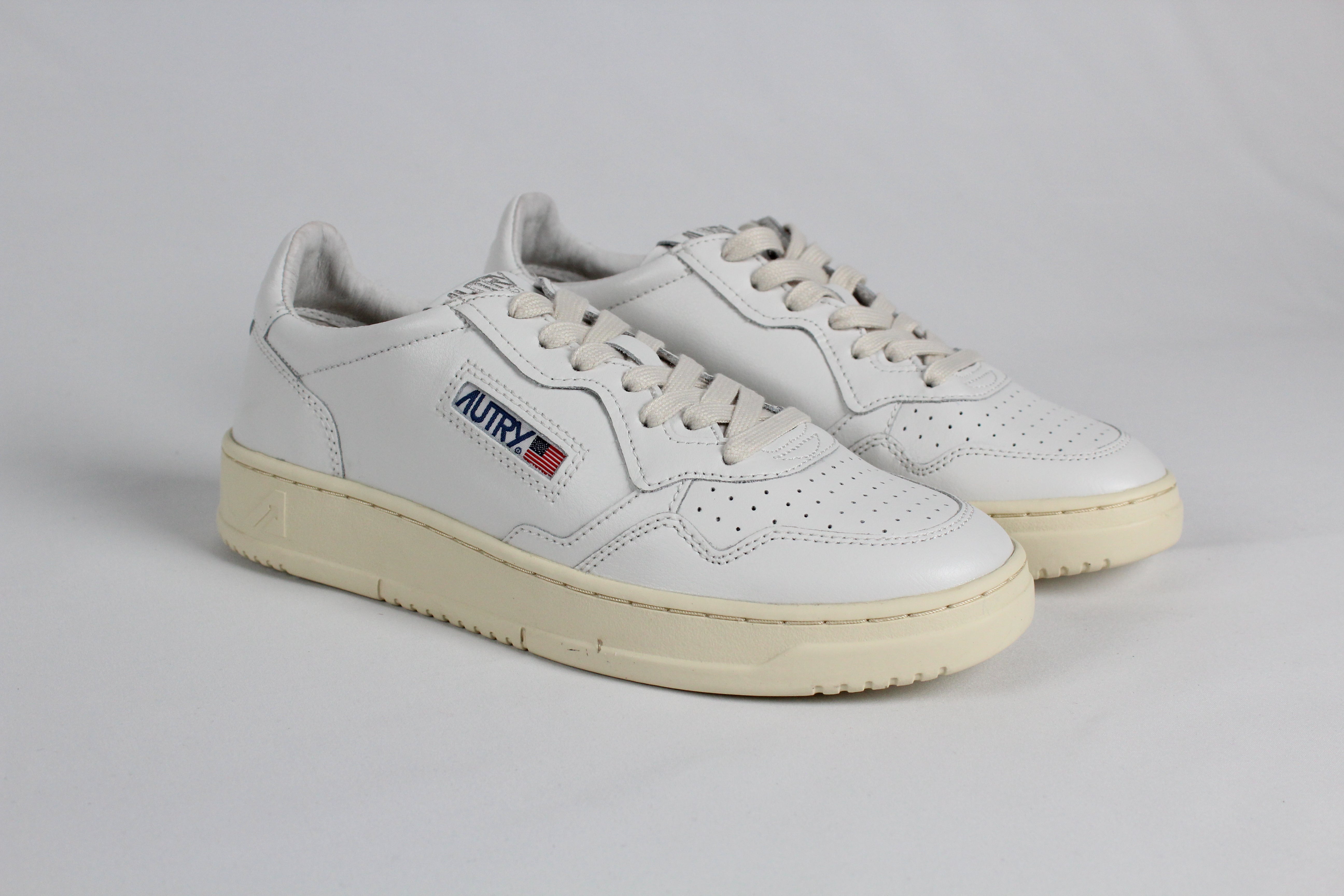 AI/SS25 AULM-LL15 SNEAKERS MEDALIST LEAT/LEAT WHT/WHT