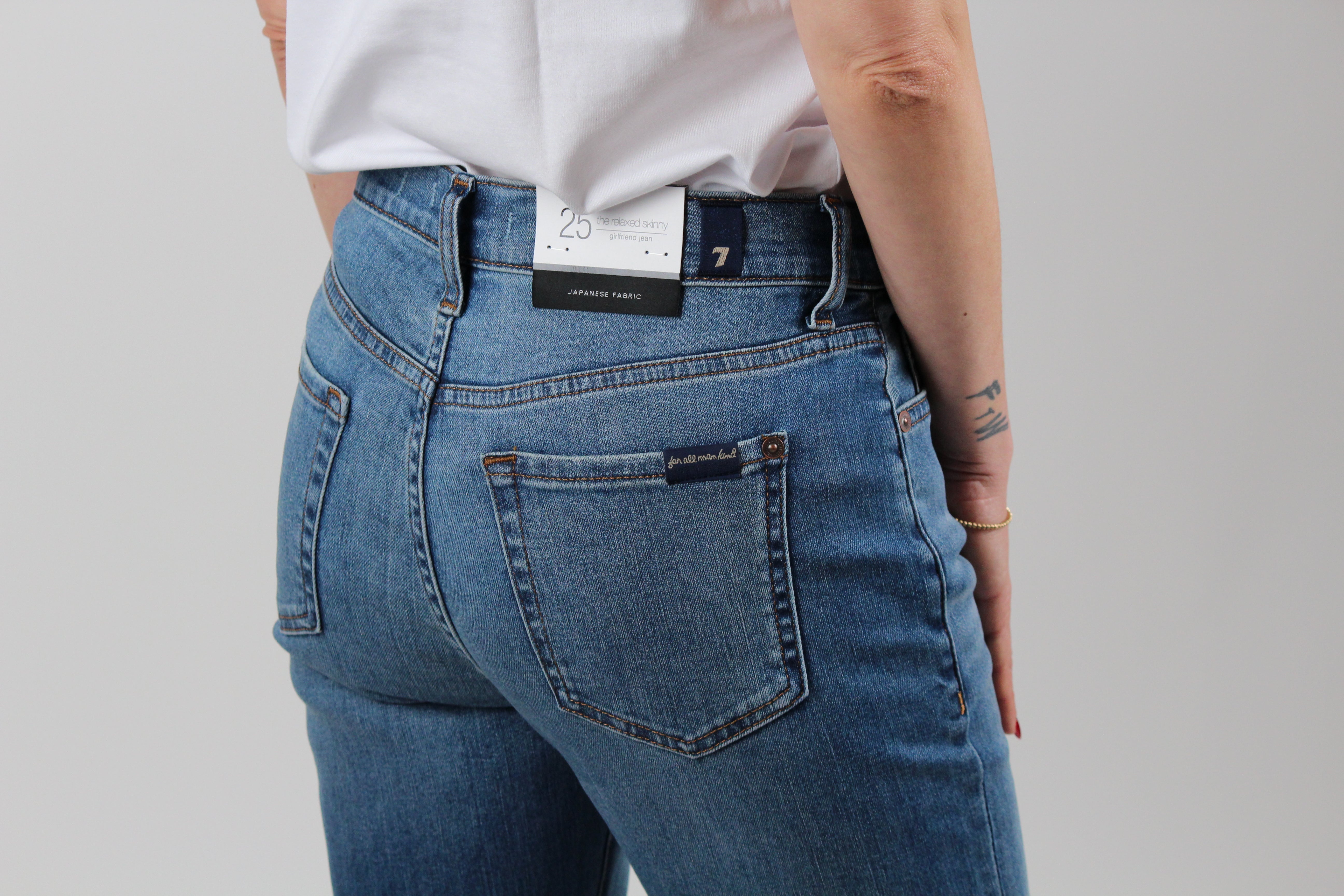 JSDT44A0GV JEANS BLU MID RELAXED SKINNY GROOVY