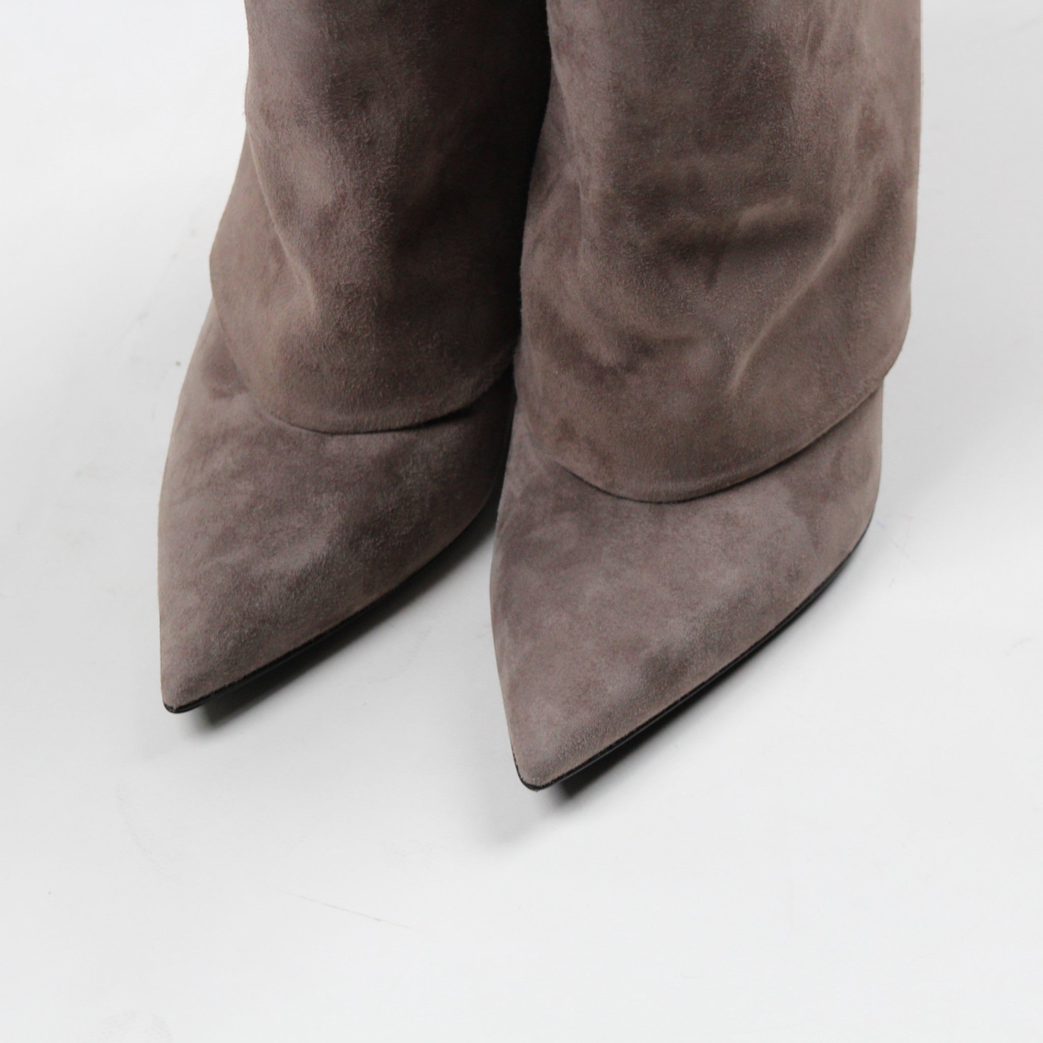 TRONCHETTO MARIKA5. IN CAMOSCIO GRIGIO