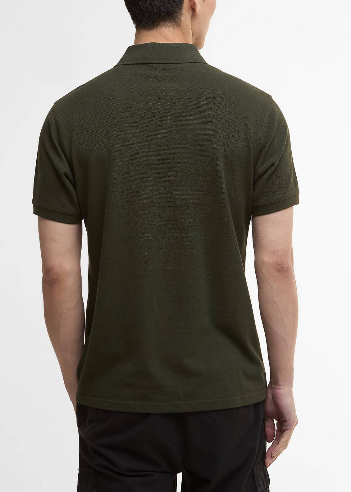 SS26-MML1318 POLO MANICA CORTA VERDE OLIVA