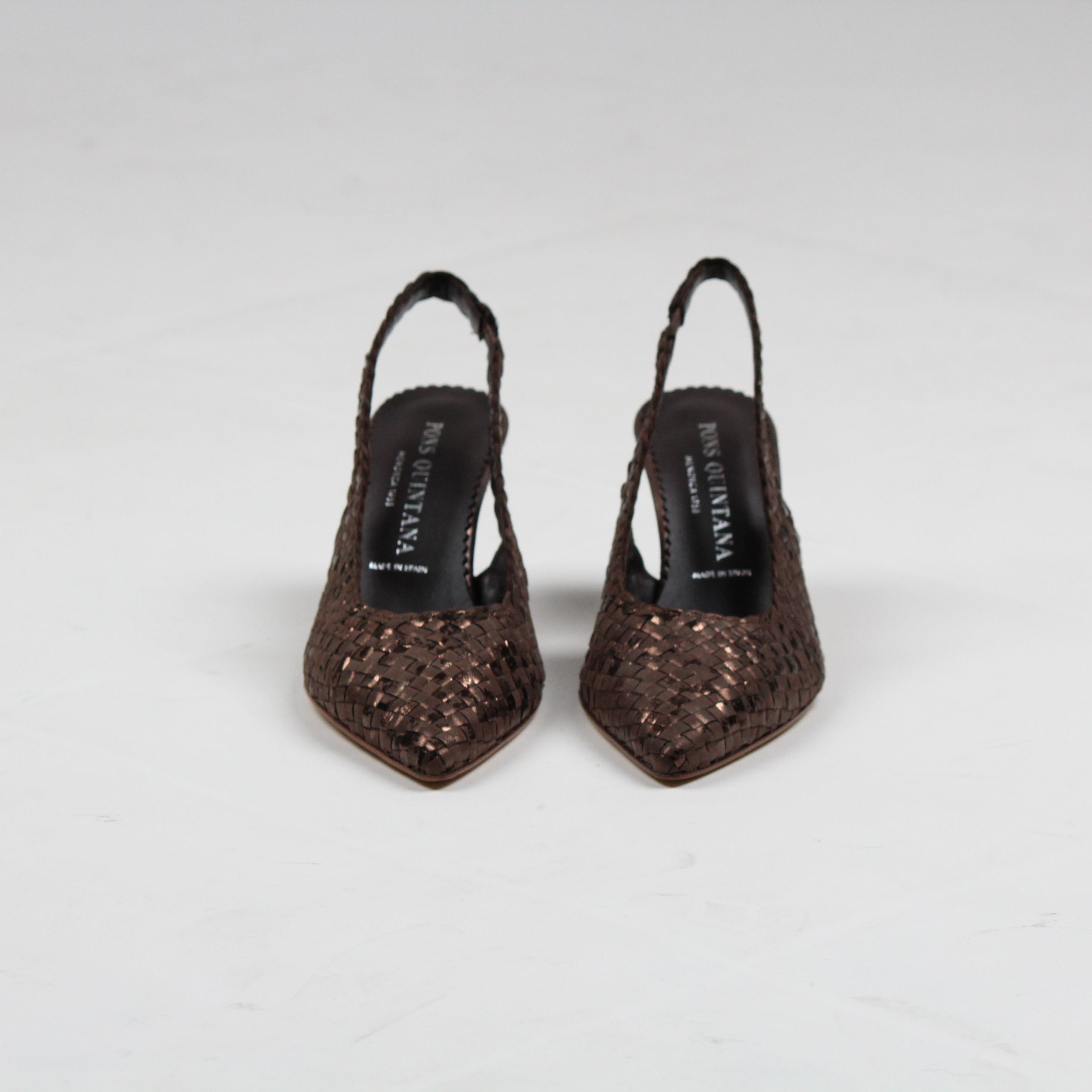 11306 CHANEL MORITZ GAUDET IN PELLE INTRECCIATA CAFFE'