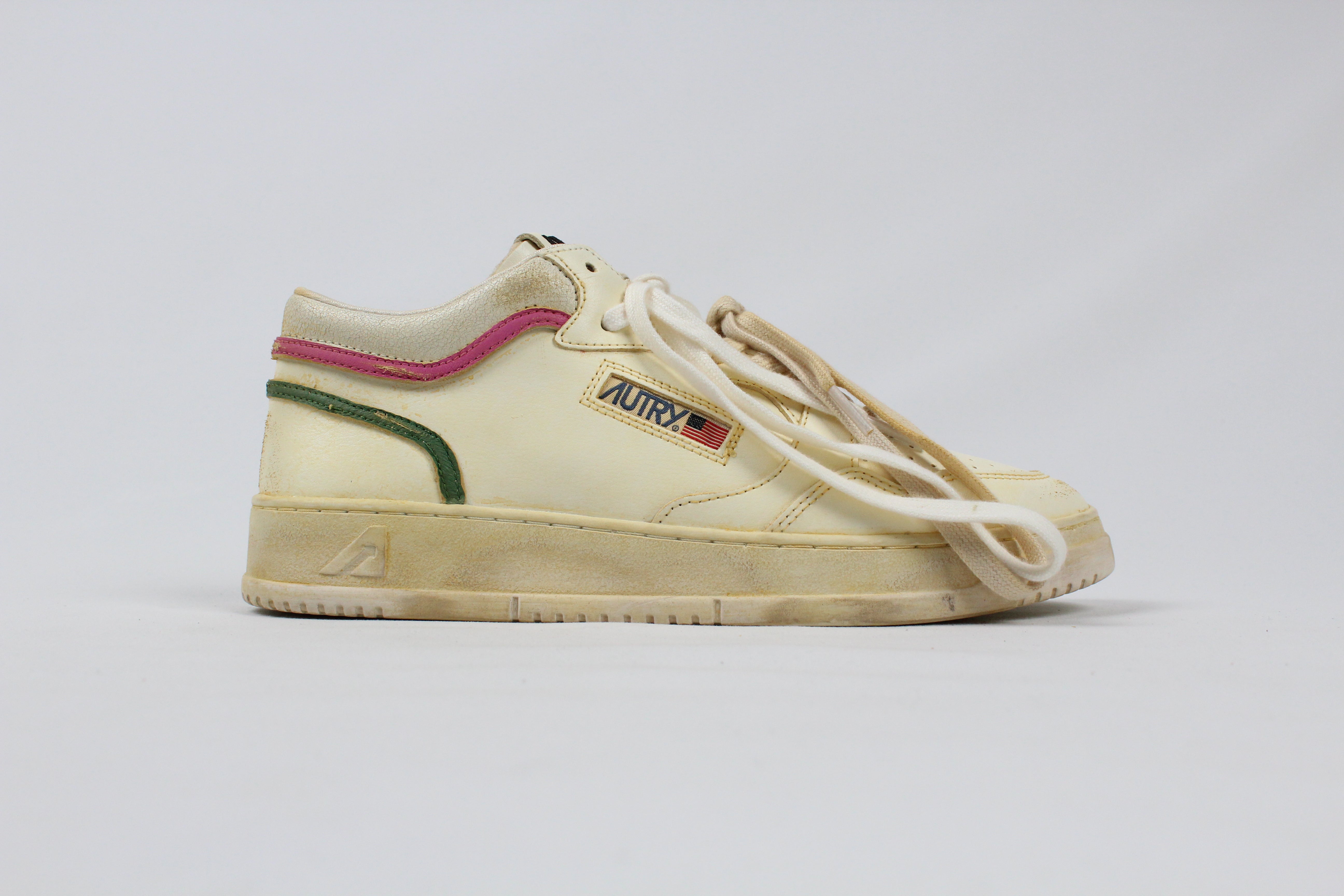 FW25 MVMM-EG02 SNEAKERS MED-WAY SUP VINT LEAT/GOAT MAR/RASP