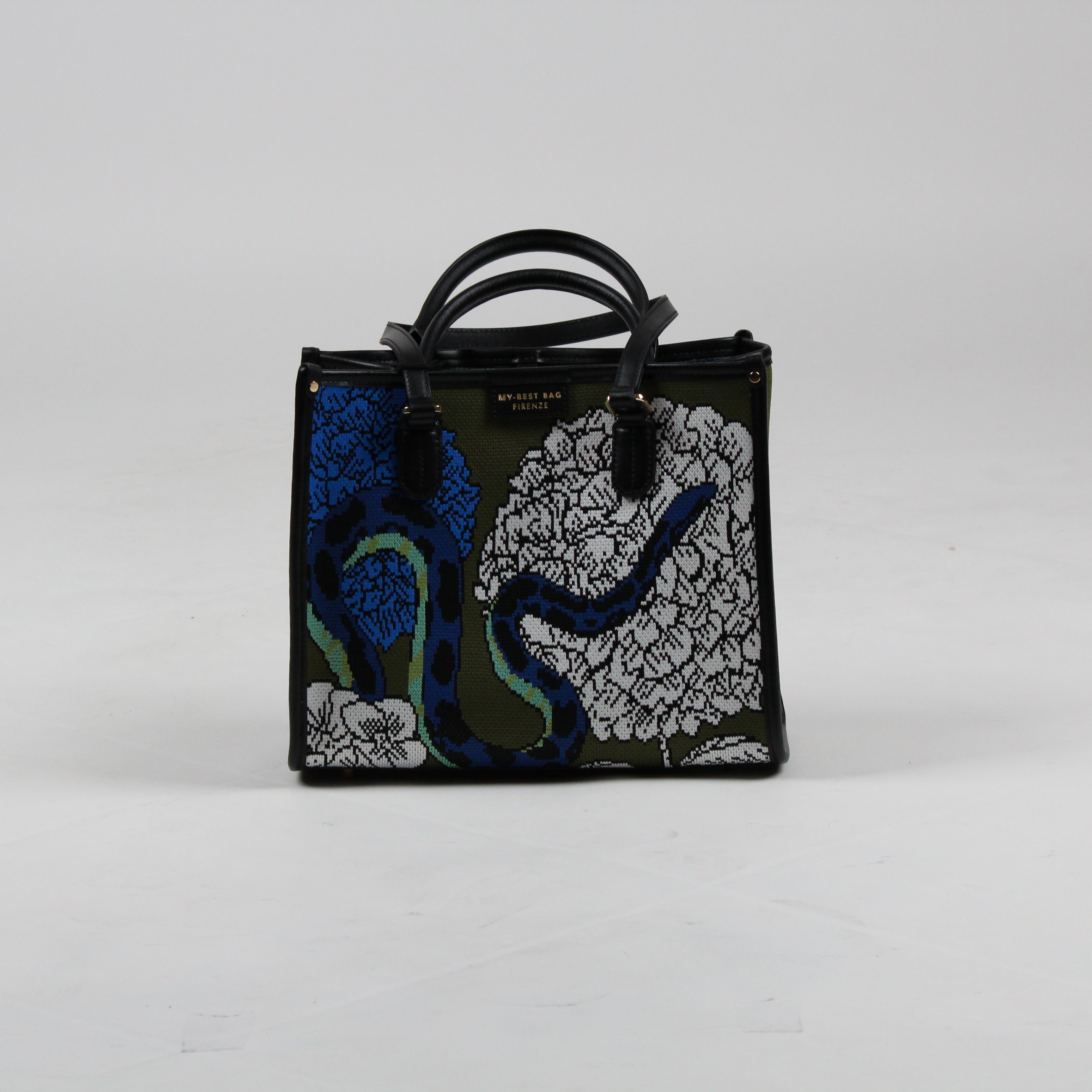 MYB-259110-SS MY BEST BAG FIRENZE BORSA SH0PPING ATENA ONIRIC VIEW COLORE SNAKE 23X28X10 CM