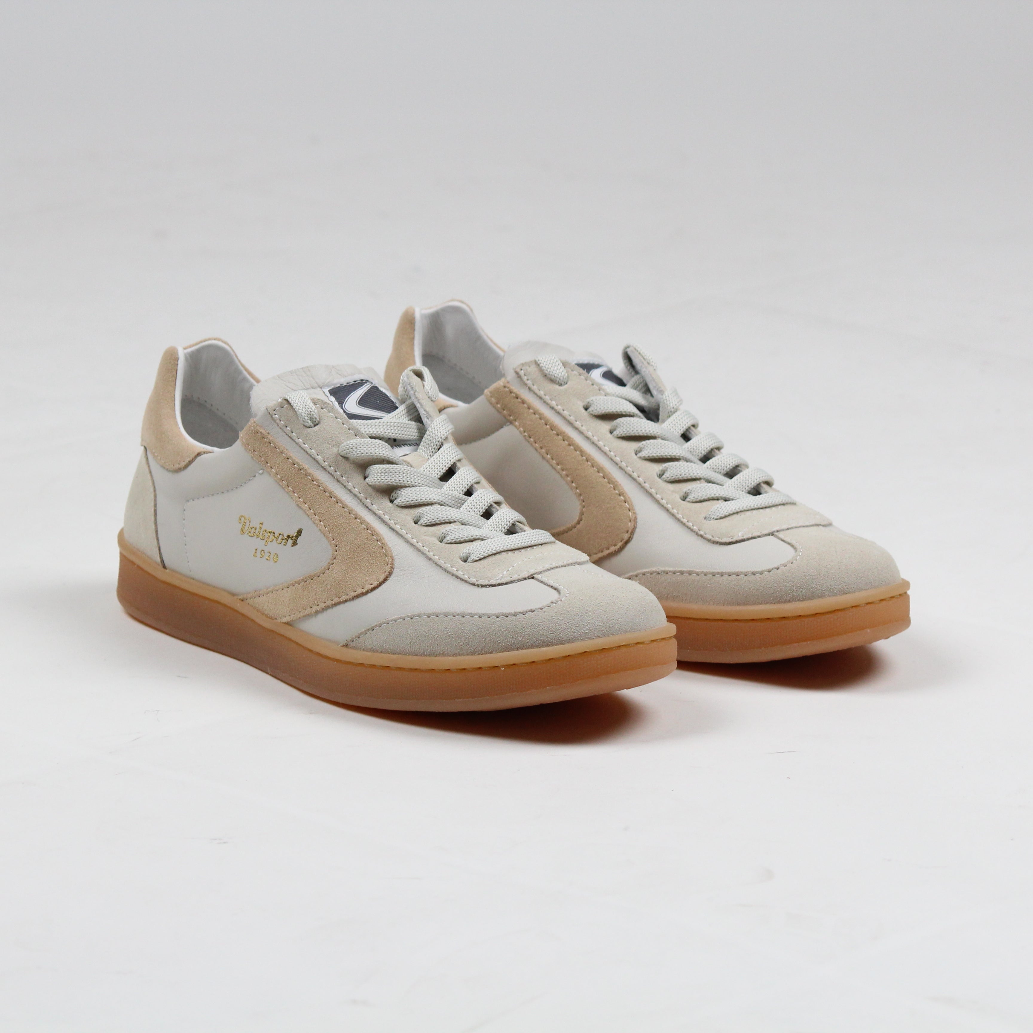 SS25 VO2686M OLIMPIA LEATHER SUEDE BIANCO CREMA