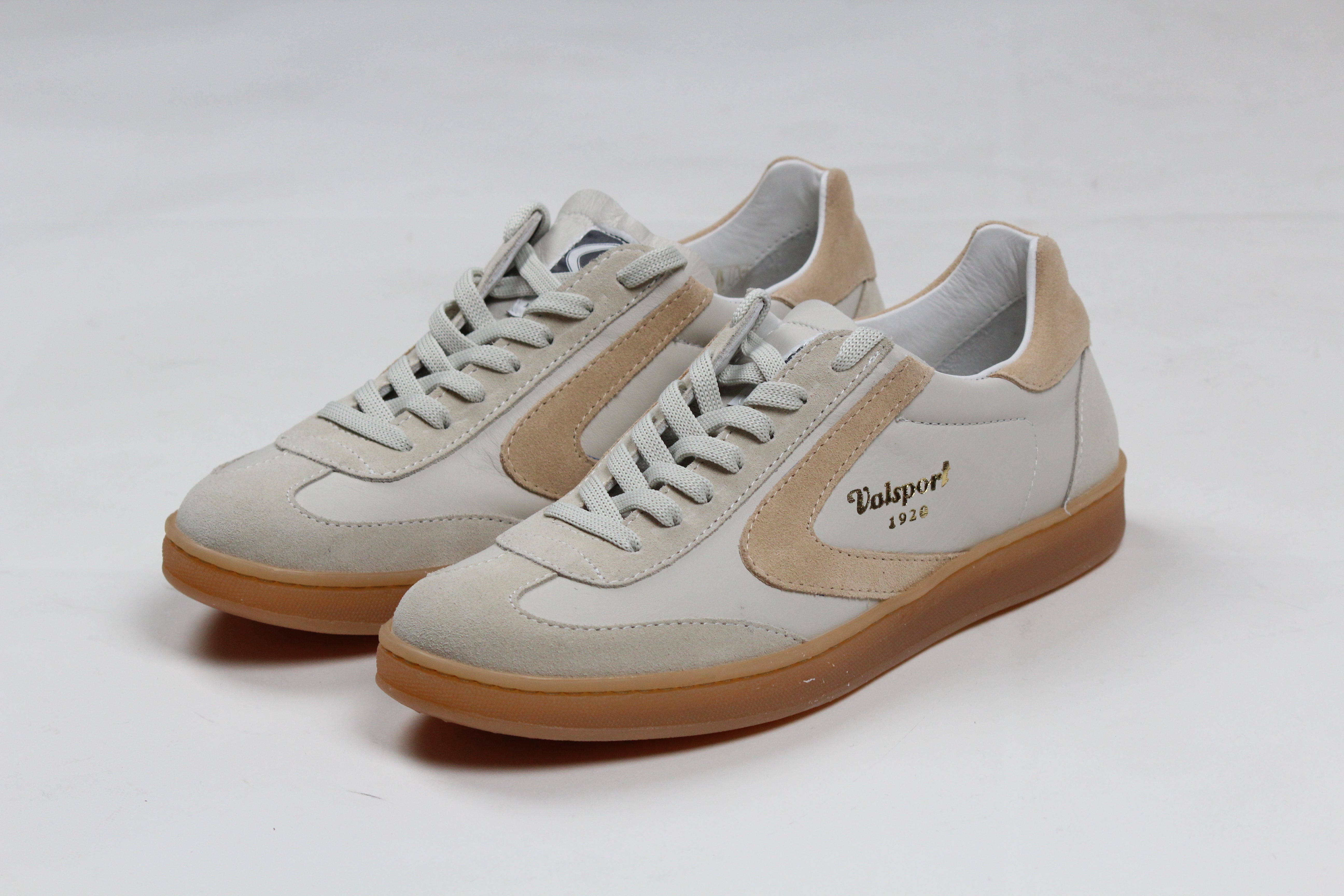 SS25 VO2686M OLIMPIA LEATHER SUEDE BIANCO CREMA