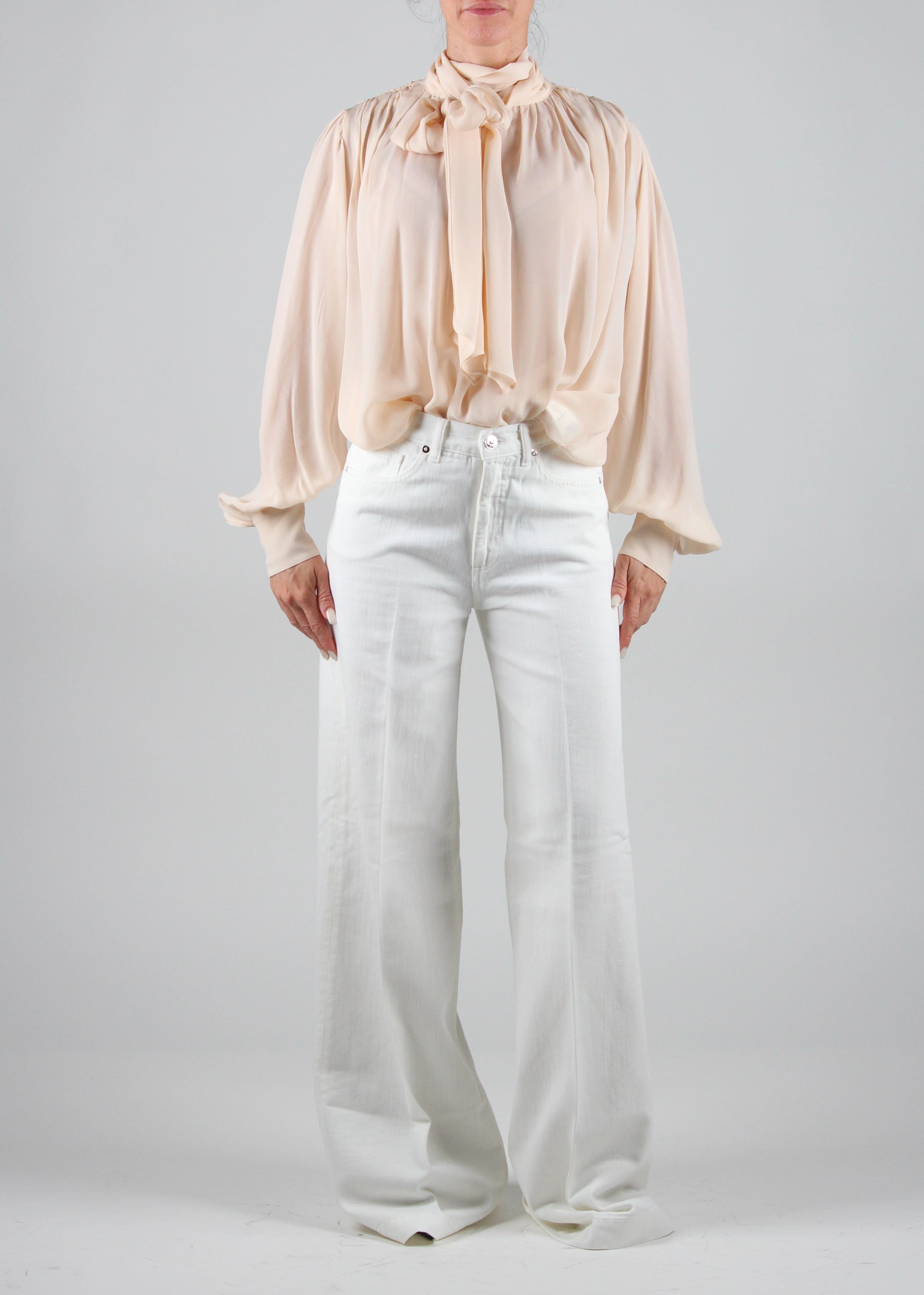 FW25-2523116012-001 CANAPA BLUSA IN GEORGETTE CIPRIA