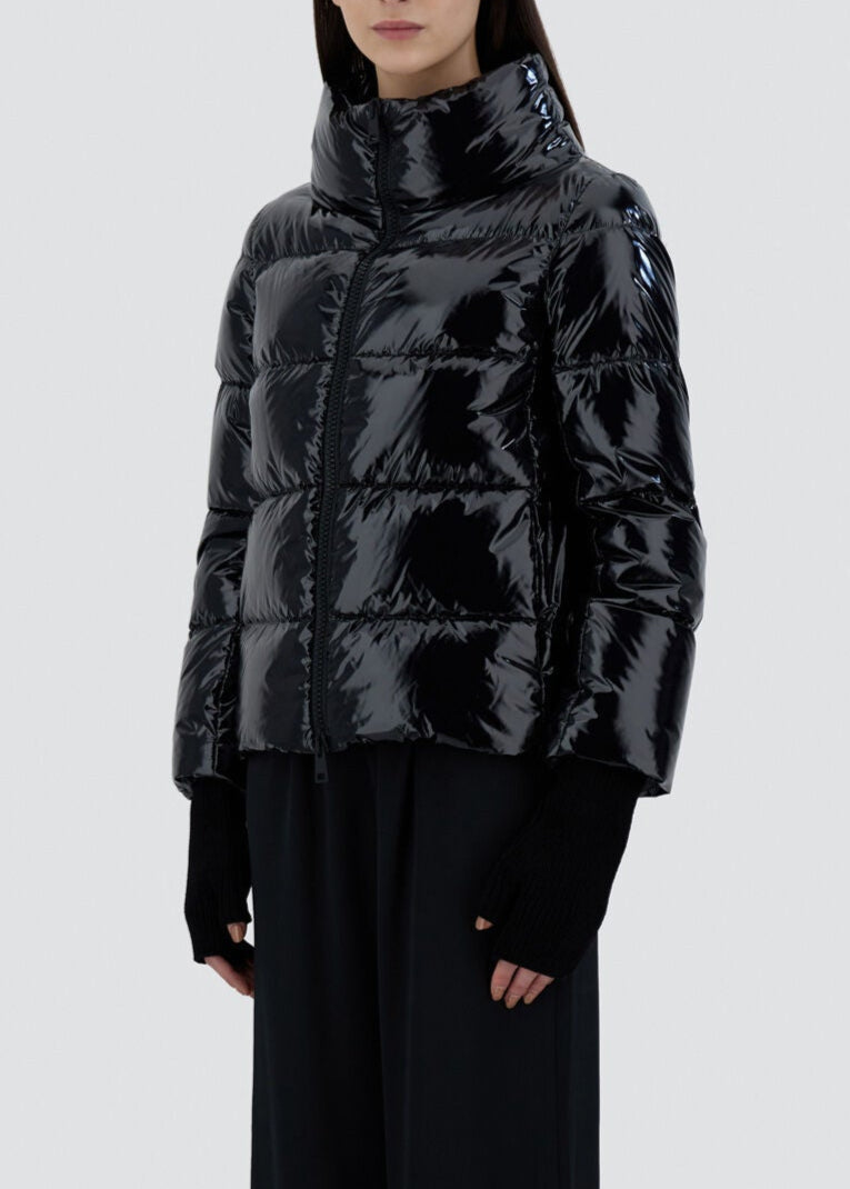 FW25-PI001946D PIUMINO CAPPA GLOSS COLORE NERO