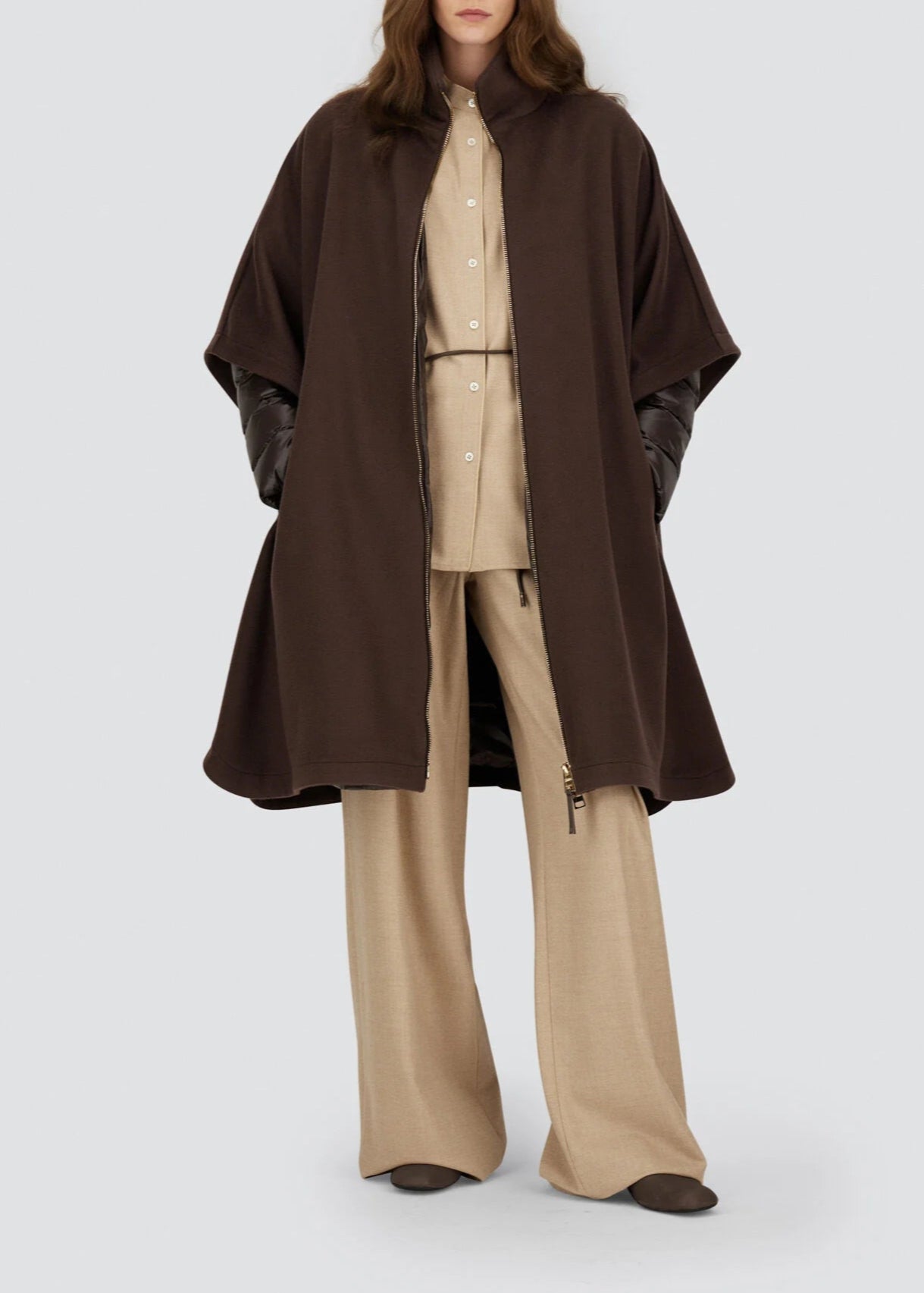 FW25-PI002147D PIUMINO COLORE MARRONE SCURO