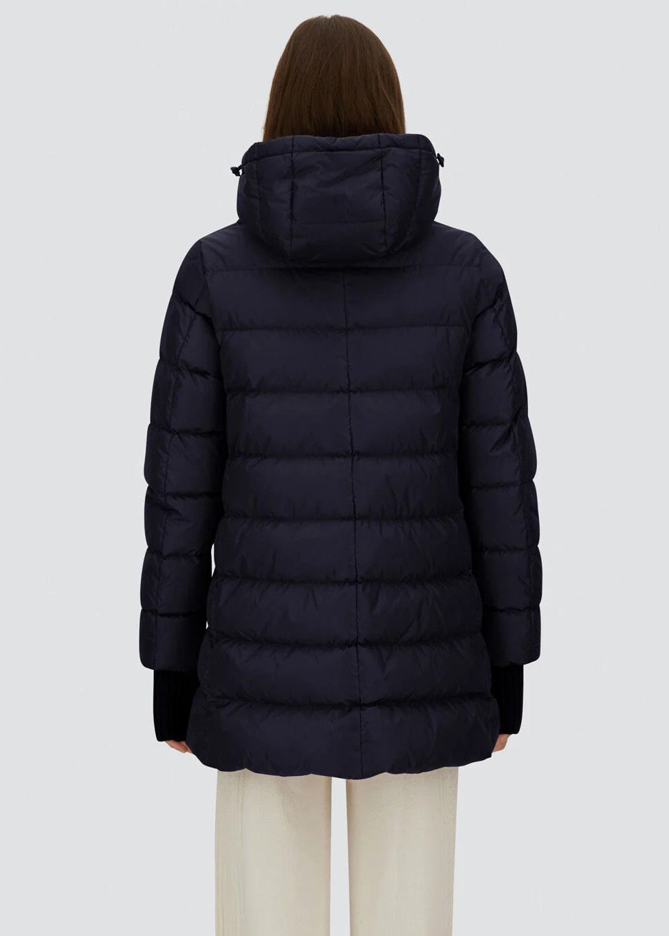 FW25-PI0660D PIUMINO A-SHAPE IN NYLON CHAMONIX COLORE BLU NAVY