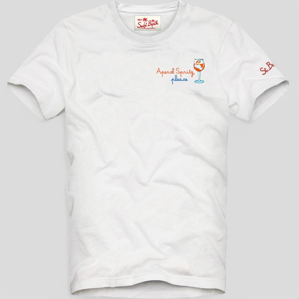 POT0001-02703H T-SHIRT PORTOFINO -SPRITZ PLEASE 01N EMB