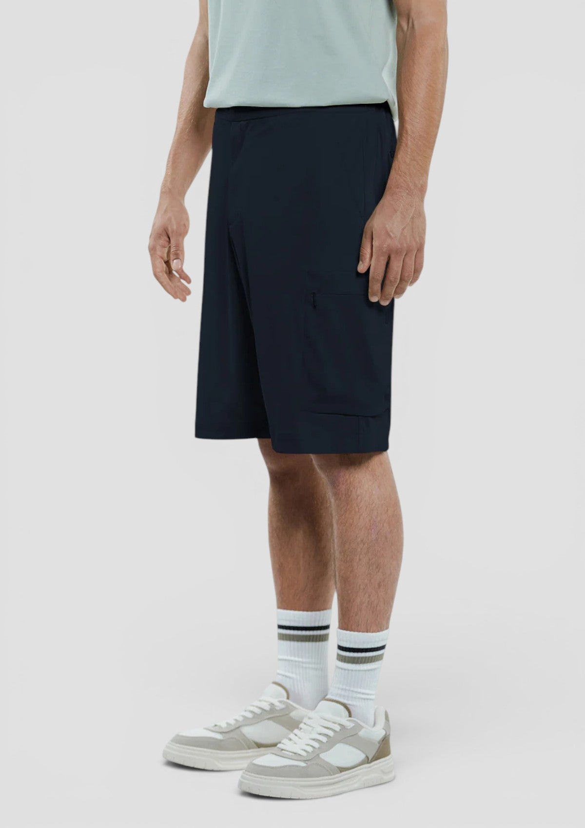 REI-TREVI PANTALONE CORTO CON TASCHE BLU