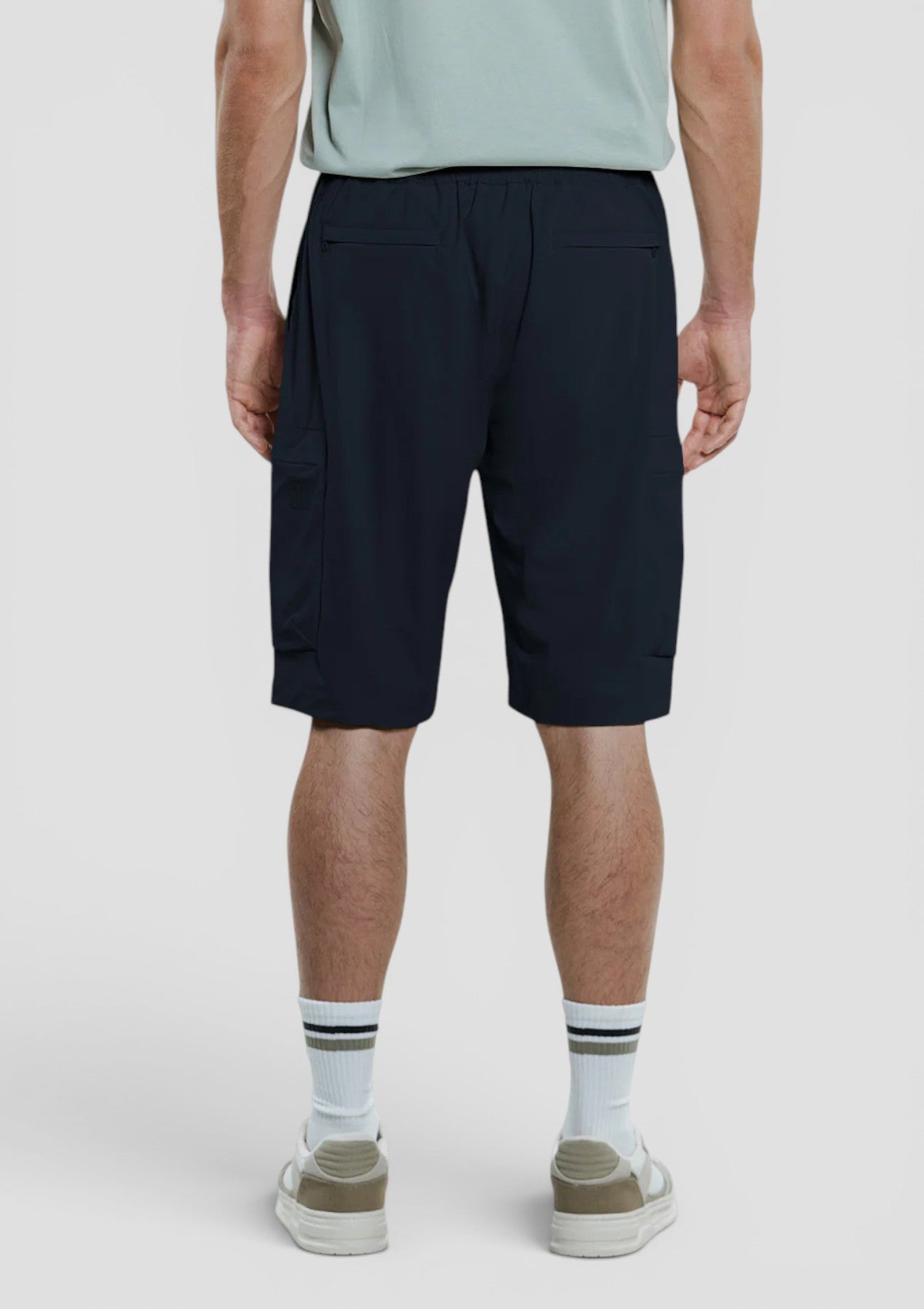 REI-TREVI PANTALONE CORTO CON TASCHE BLU