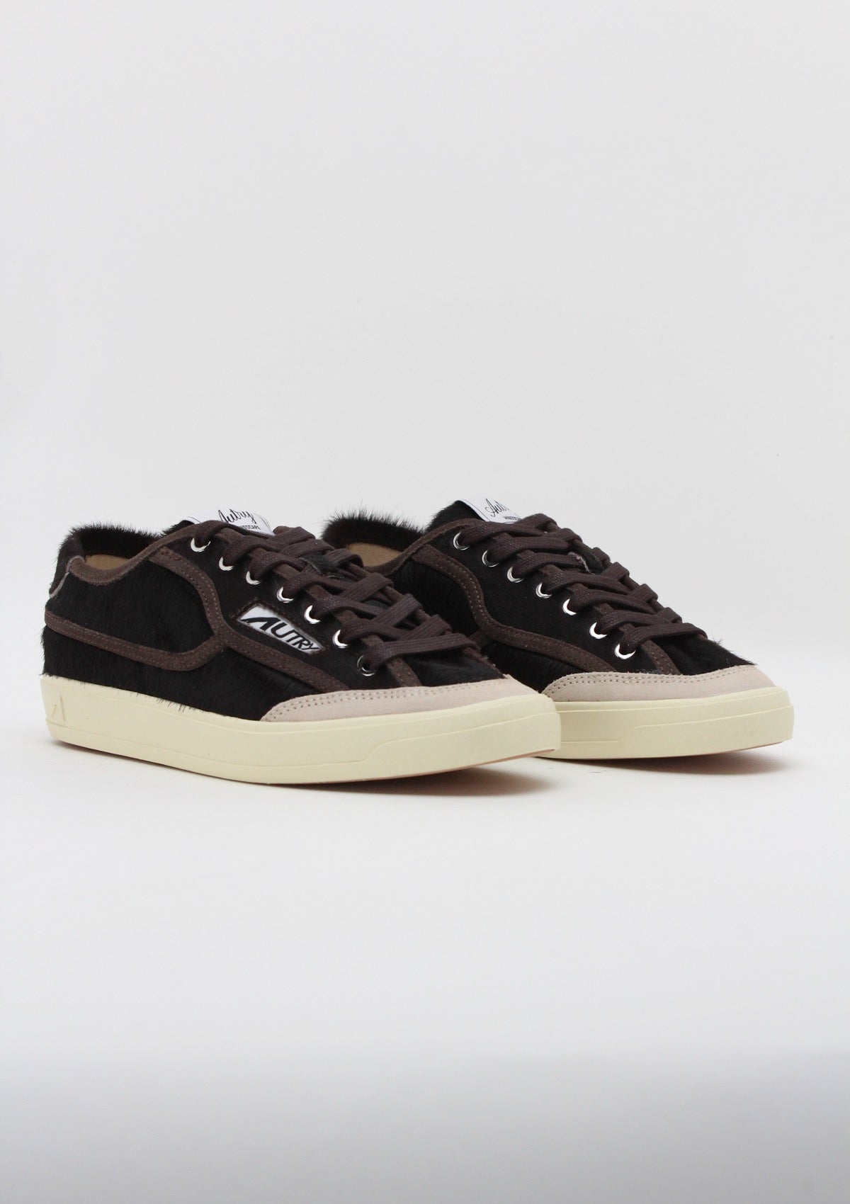 SCLWJP04 WINDSCAPE SNEAKERS DONNA LOW EFFETTO CAVALLINO MARRONE
