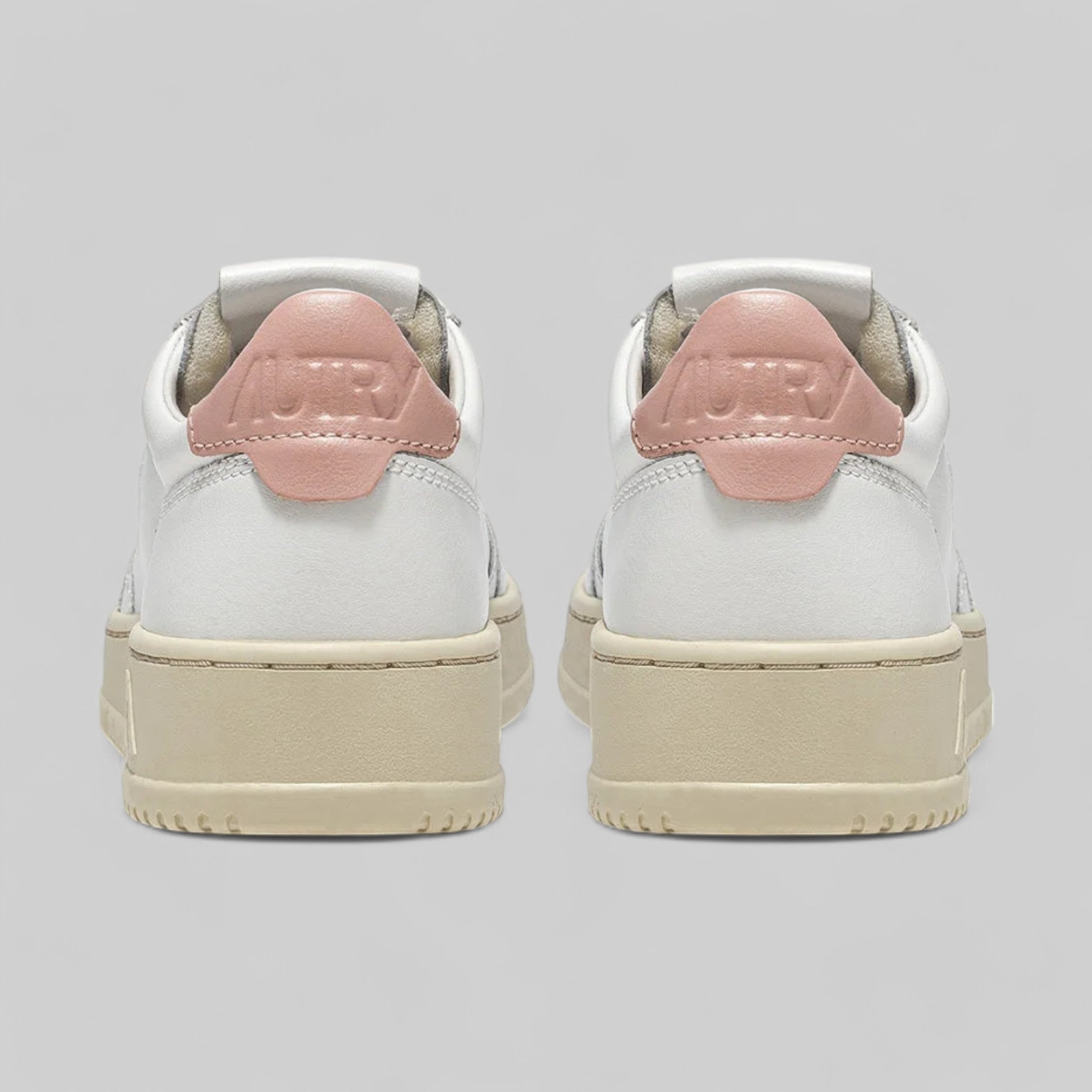AILW-LL16 SNEAKERS MEDALIST LOW IN PELLE BIANCA E ROSA