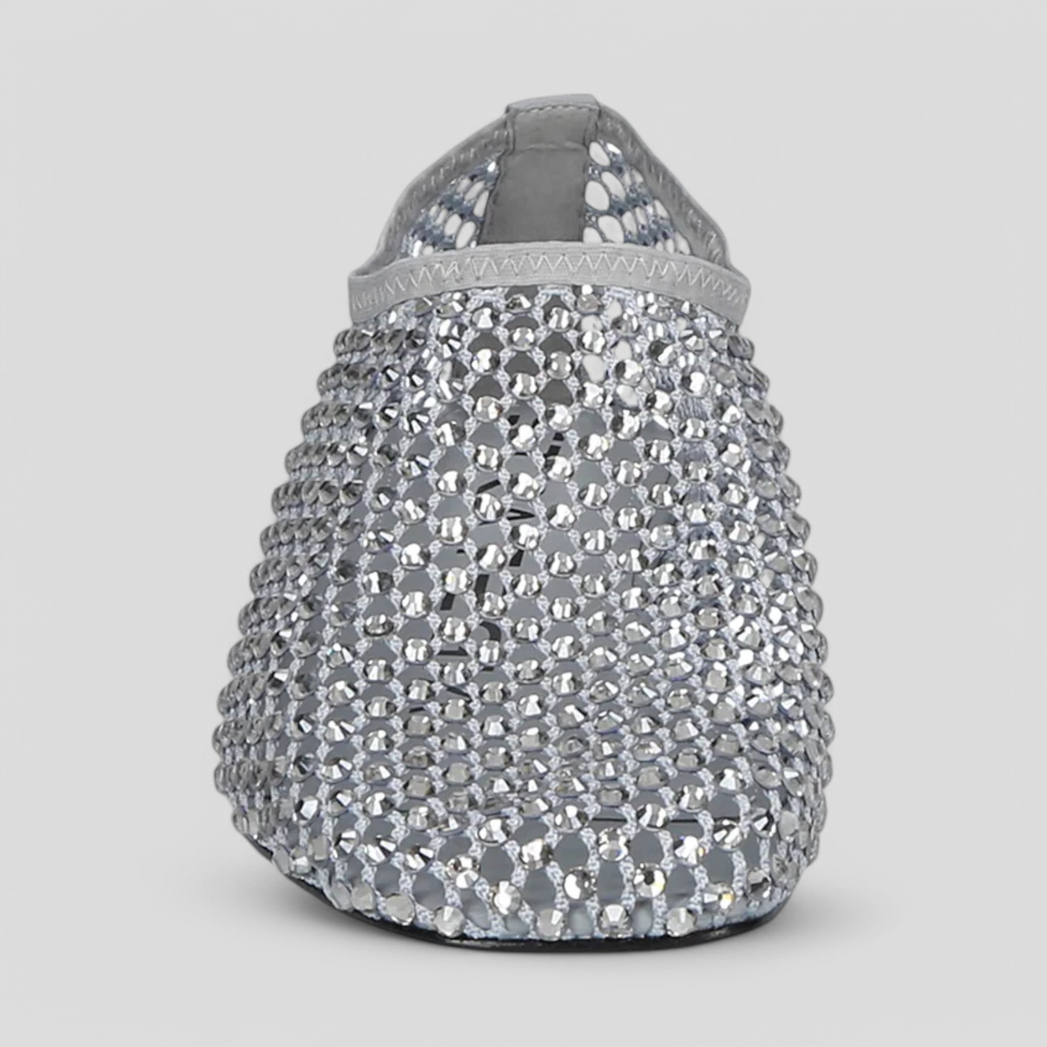 R11 DOLLY BIJOUX BALLERINA GREY ALL OVER STRASS