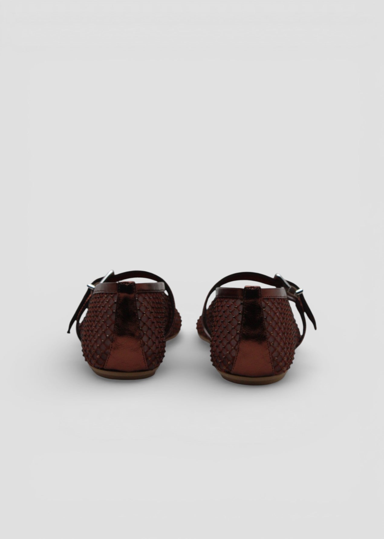 SS26-TECLA6. BALLERINA GILI MARRONE
