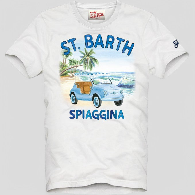 TSHM001-02648H TSHIRT MAN -ST BARTH SPIAGGIANA 01N
