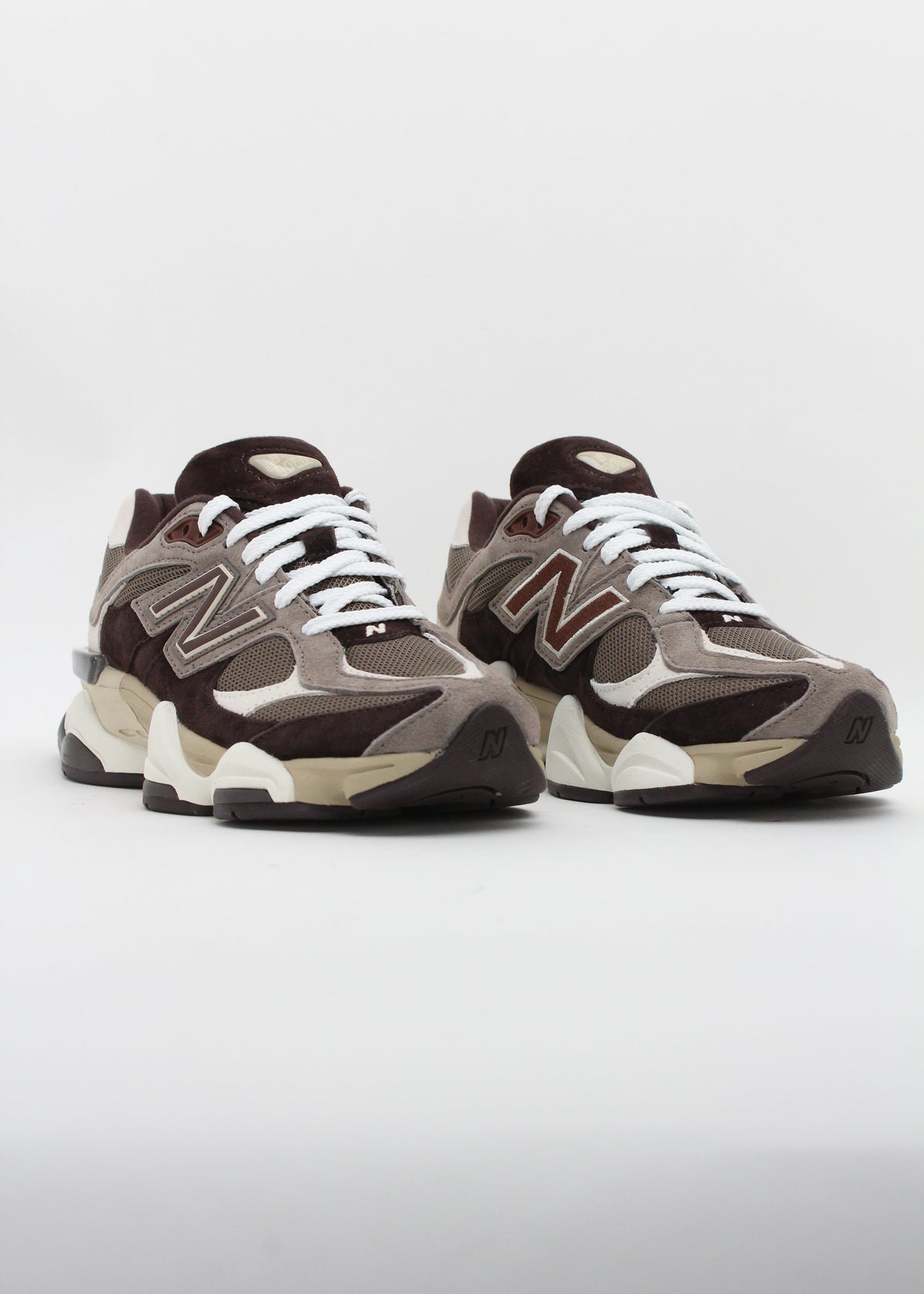 U90601BV SNEAKERS UNISEX TIER 2 SUEDE MESH BROWN-CREAM