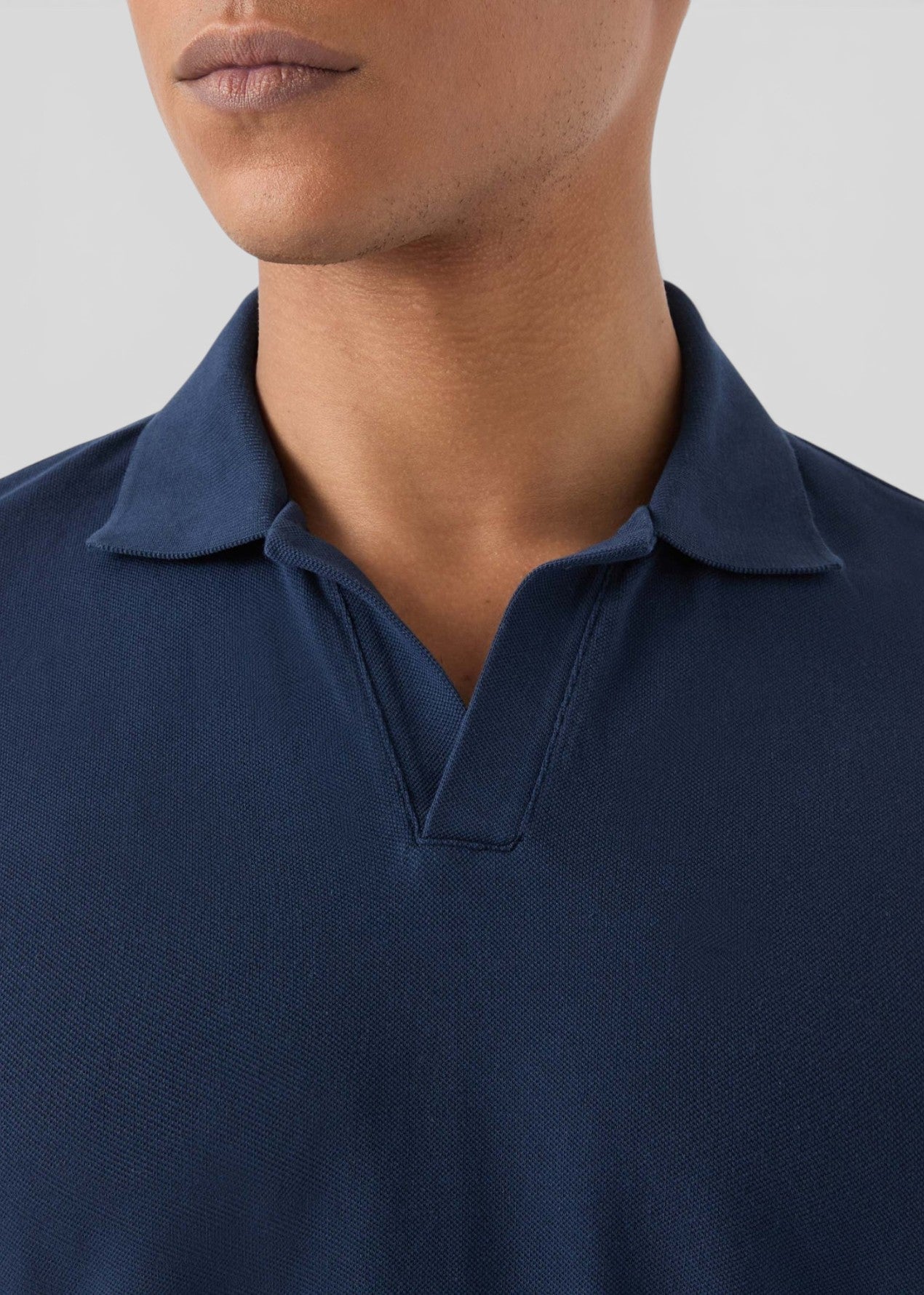 SS26-CHS0001 - 00120L POLO CHARLES - PIQUET 61 BLUE NAVY