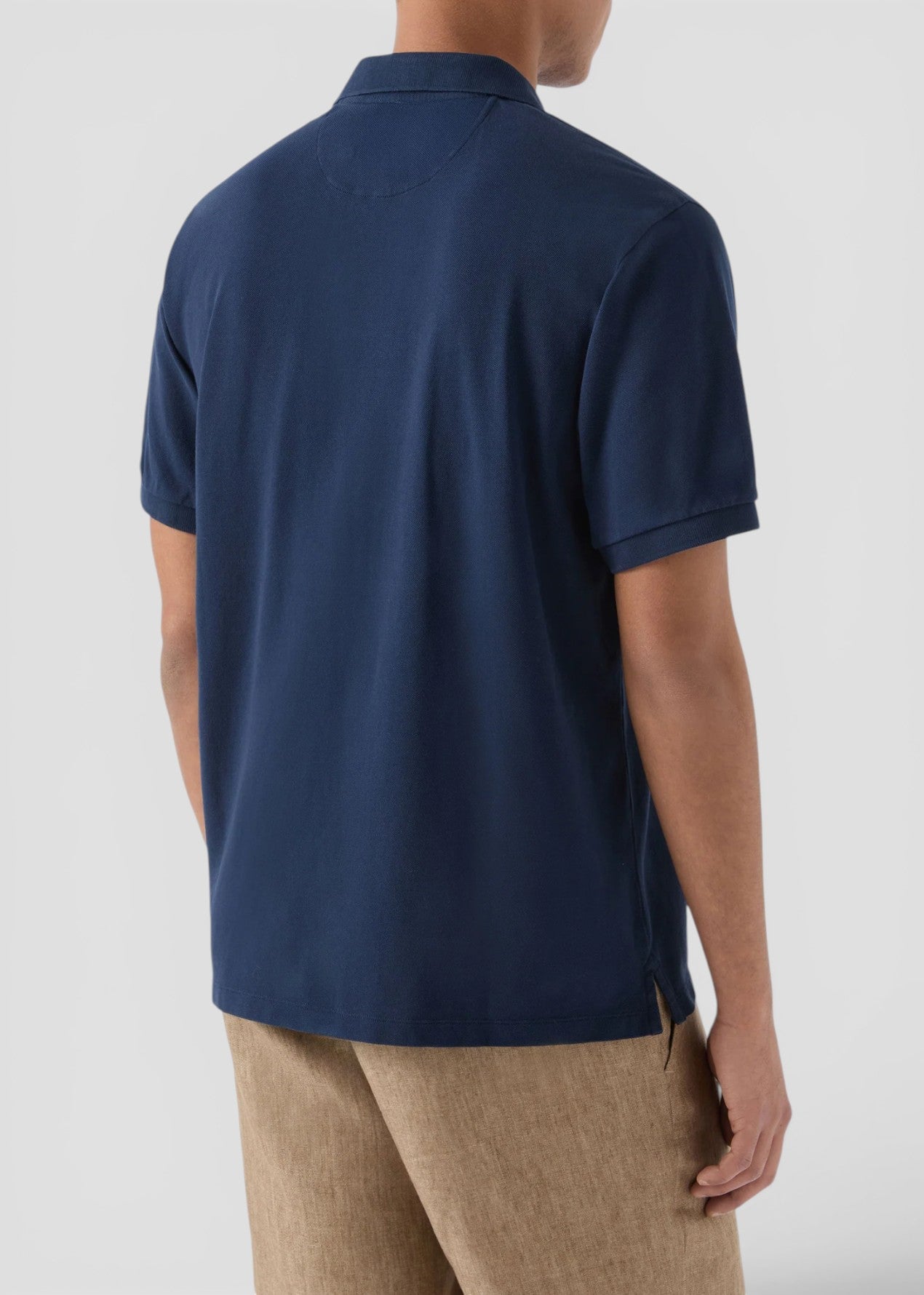SS26-CHS0001 - 00120L POLO CHARLES - PIQUET 61 BLUE NAVY