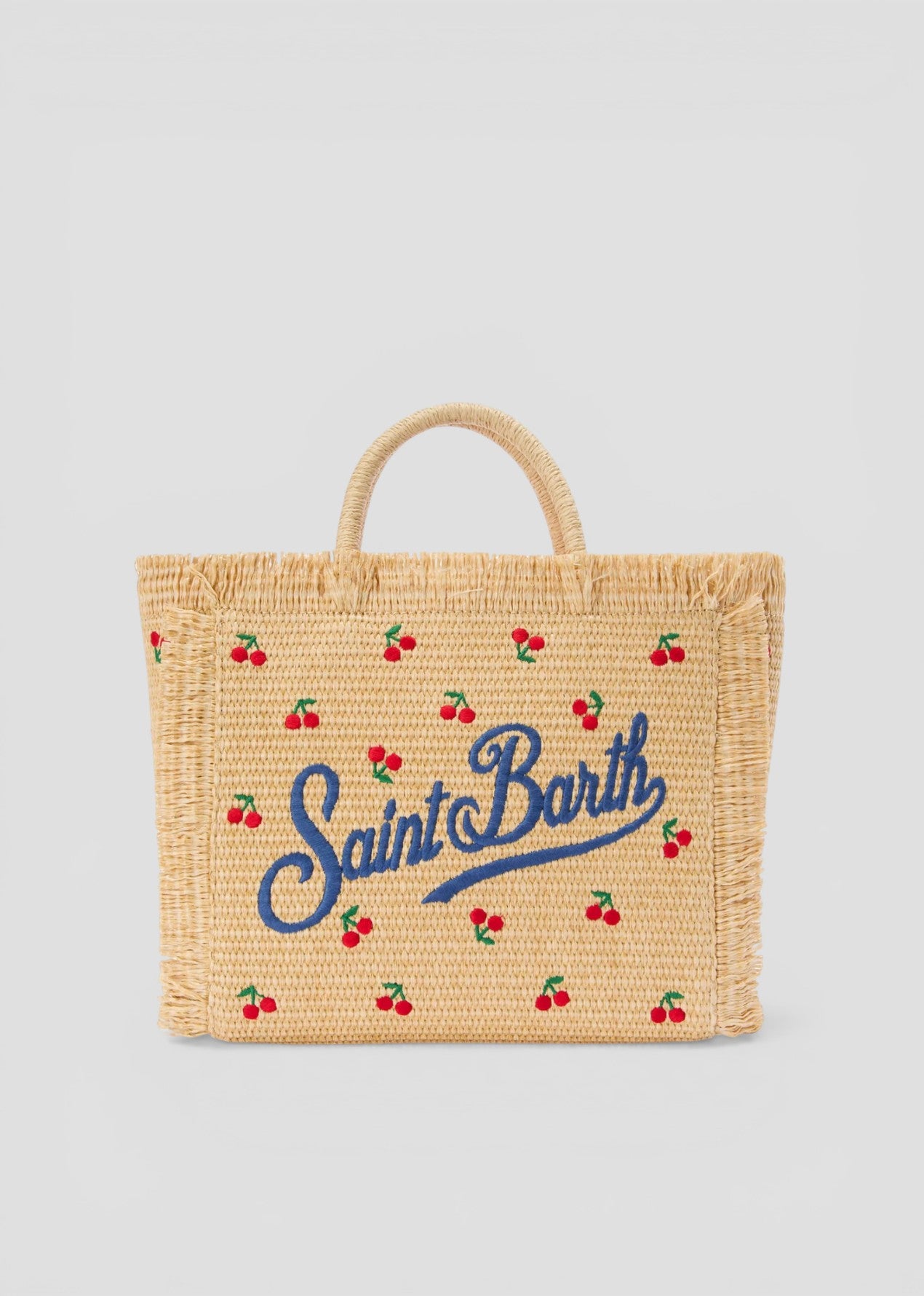 SS26-COL0017 - 00345L BORSA COLETTE STRAW N - CHERRY 41 EMB