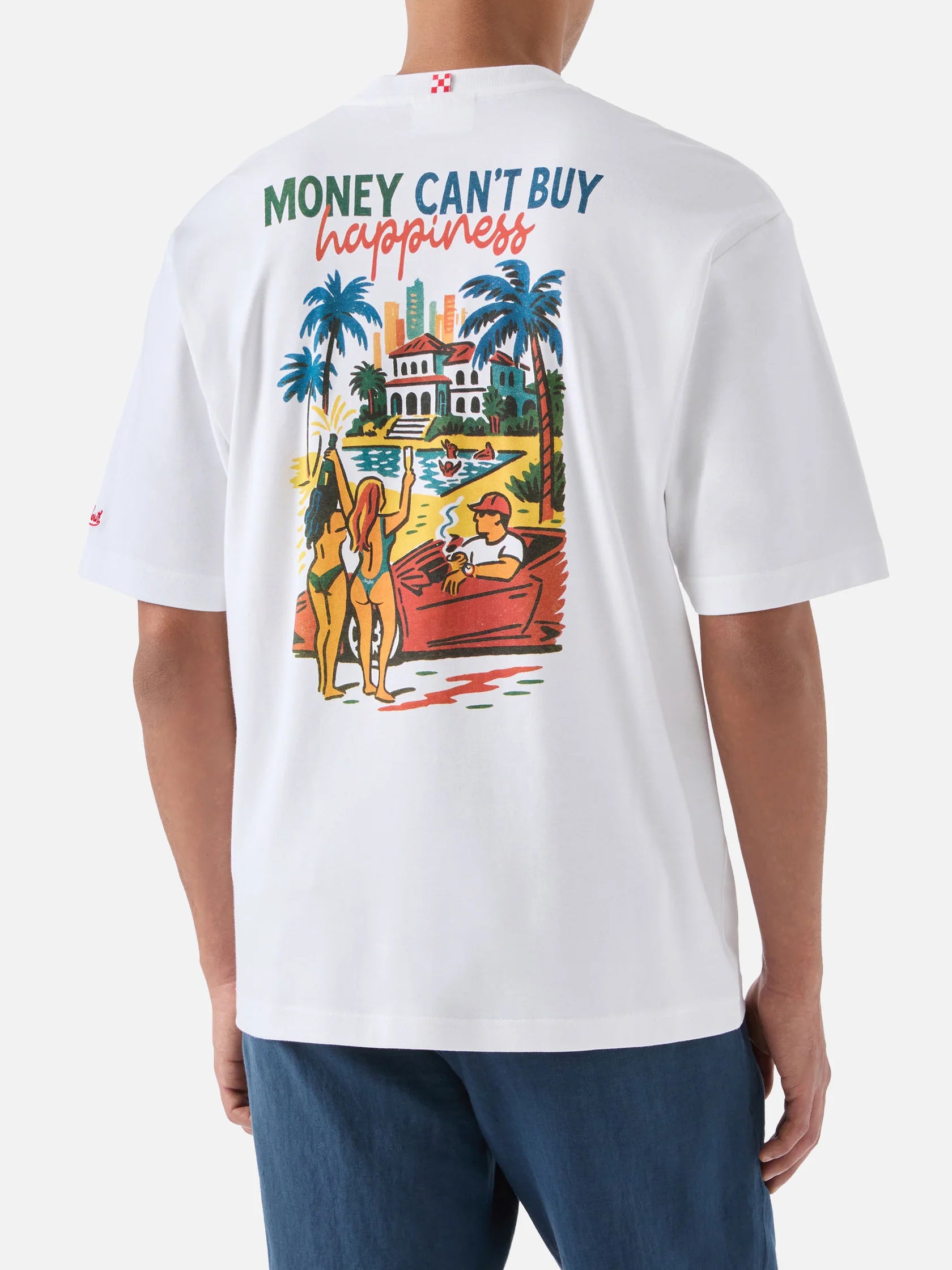 SS26-DLR0001 - 01525L T-SHIRT DELMAR - MONEY HAPPINESS 01N
