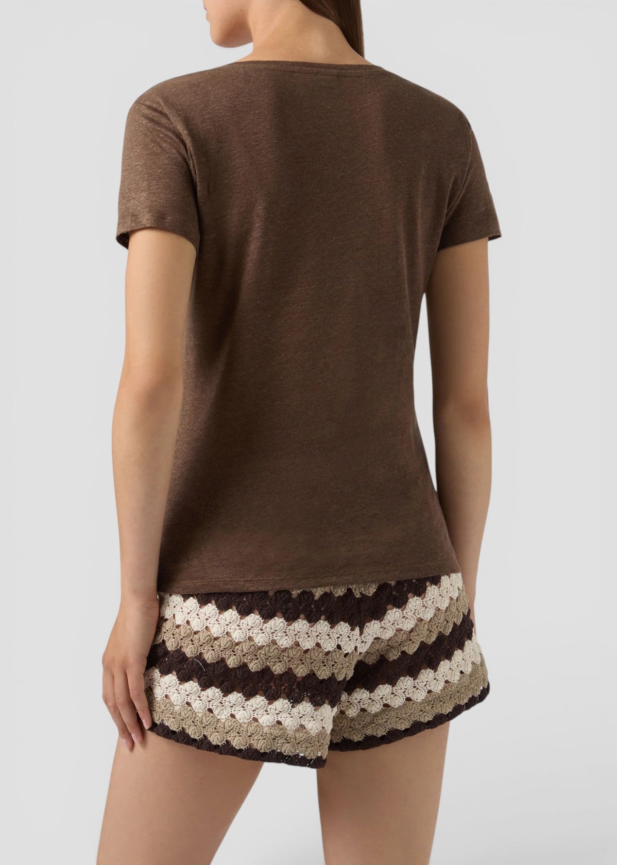 SS26-ELOI001 - 08677L T-SHIRT ELOISE - LINEN SB 18 EMB