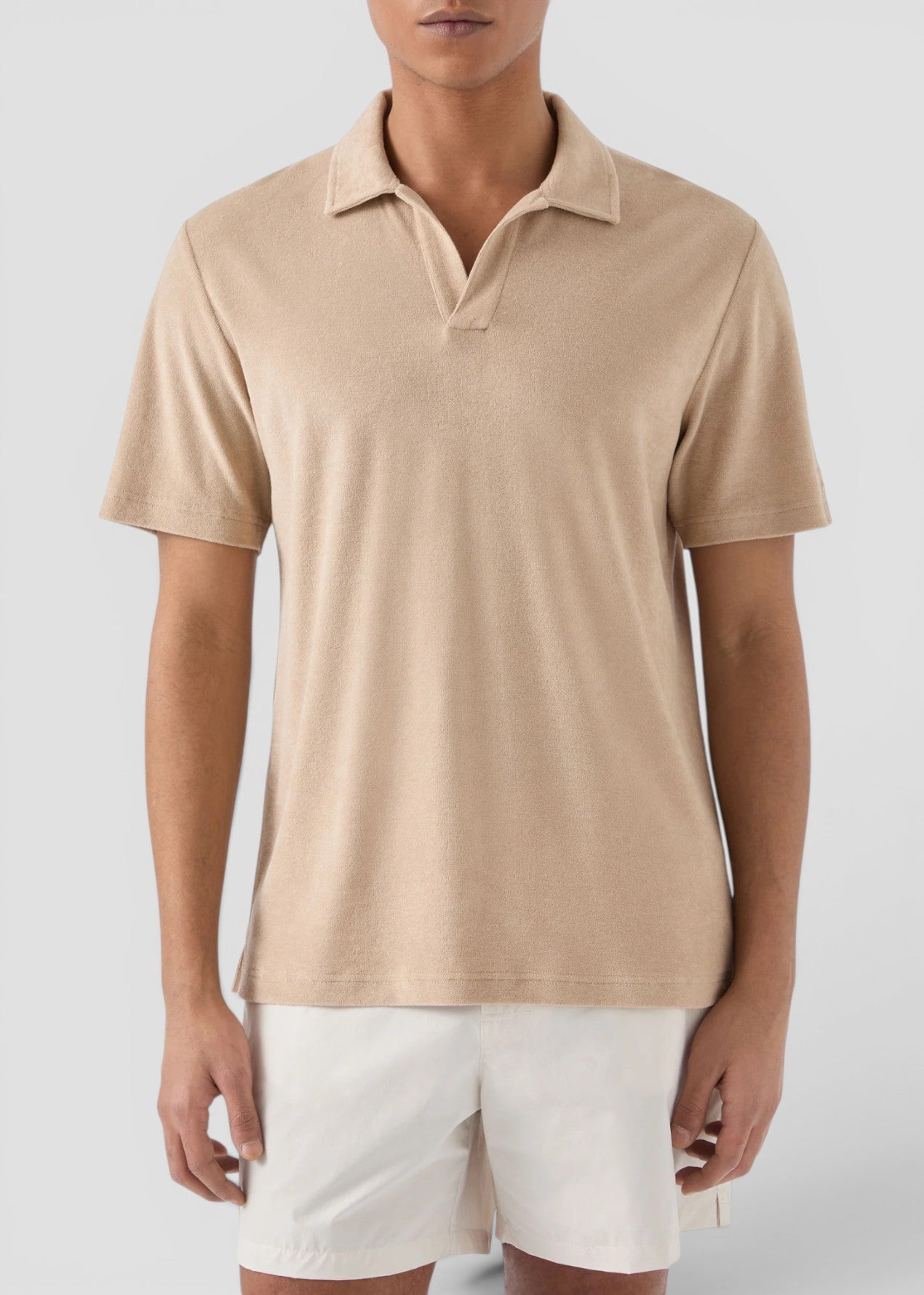 SS26-JER0001 - 00152L POLO JEREMY - TERRY 11 BEIGE
