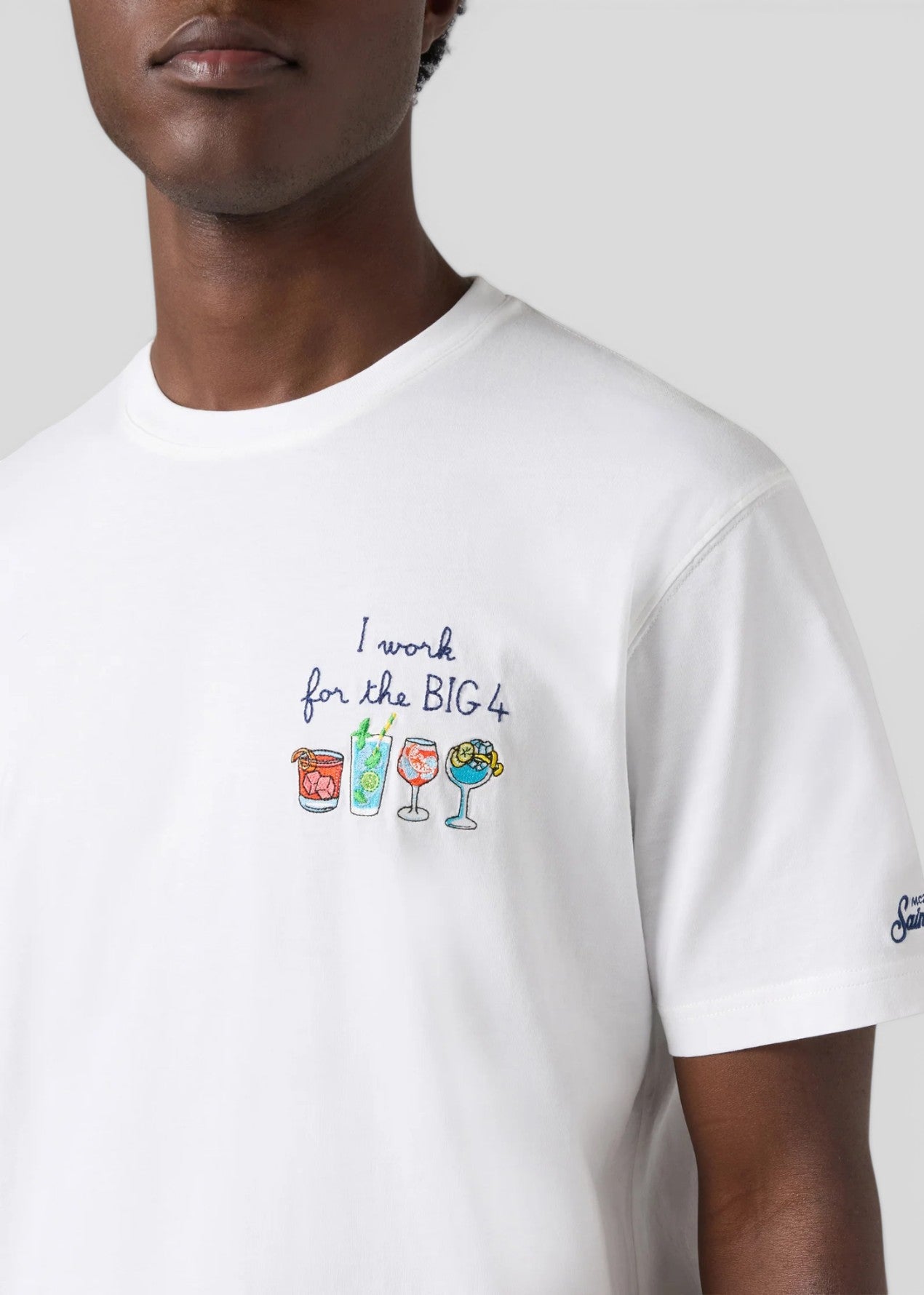 SS26-POT0001 - 00156L T-SHIRT PORTOFINO - BIG FOUR 01N EMB
