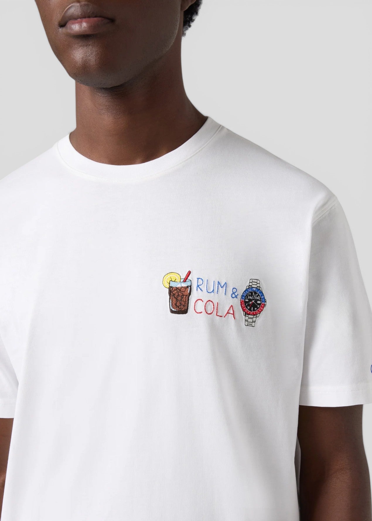 SS26-POT0001 - 00321L T-SHIRT PORTOFINO - RUM COLA WATCH 01N EMB