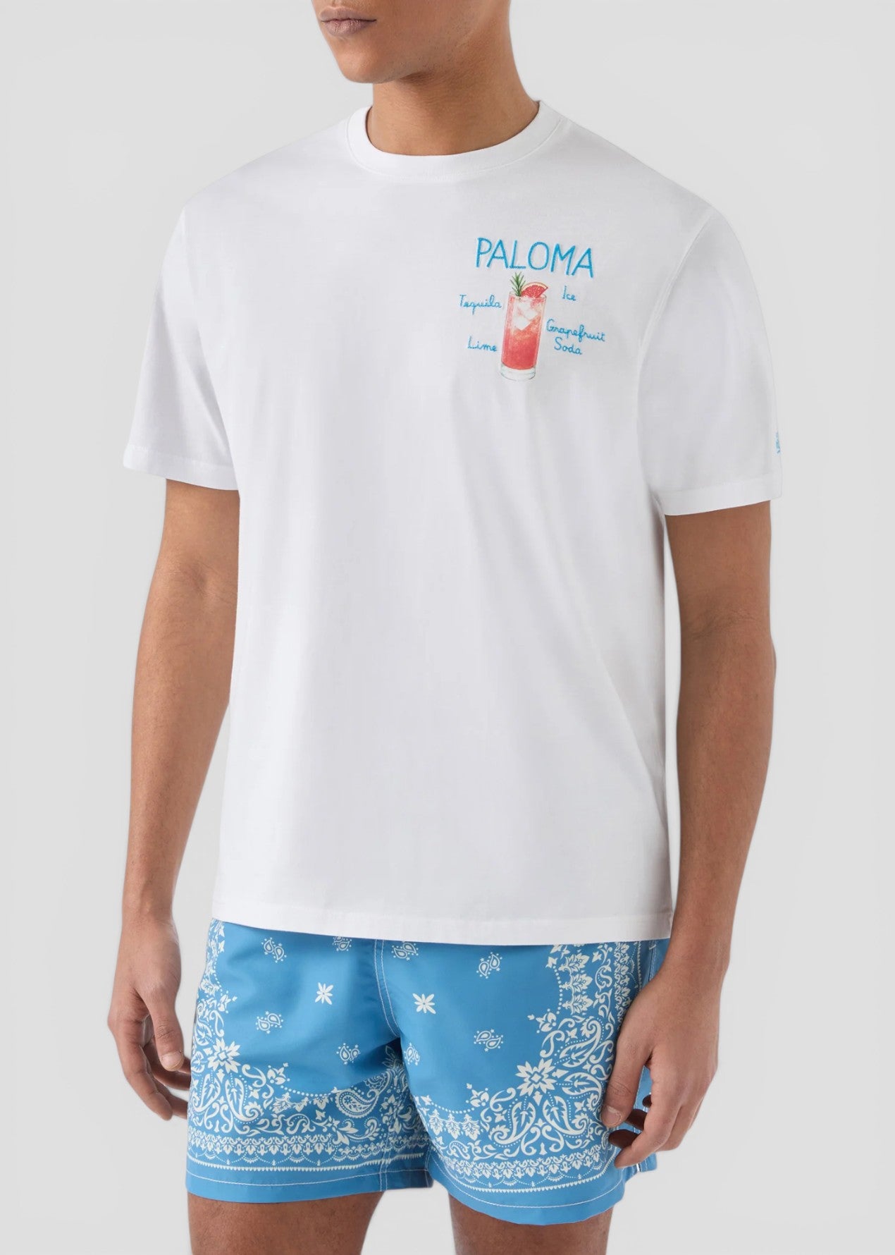 SS26-POT0001 - 00323L T-SHIRT PORTOFINO - PALOMA RECIPE 01N EMB