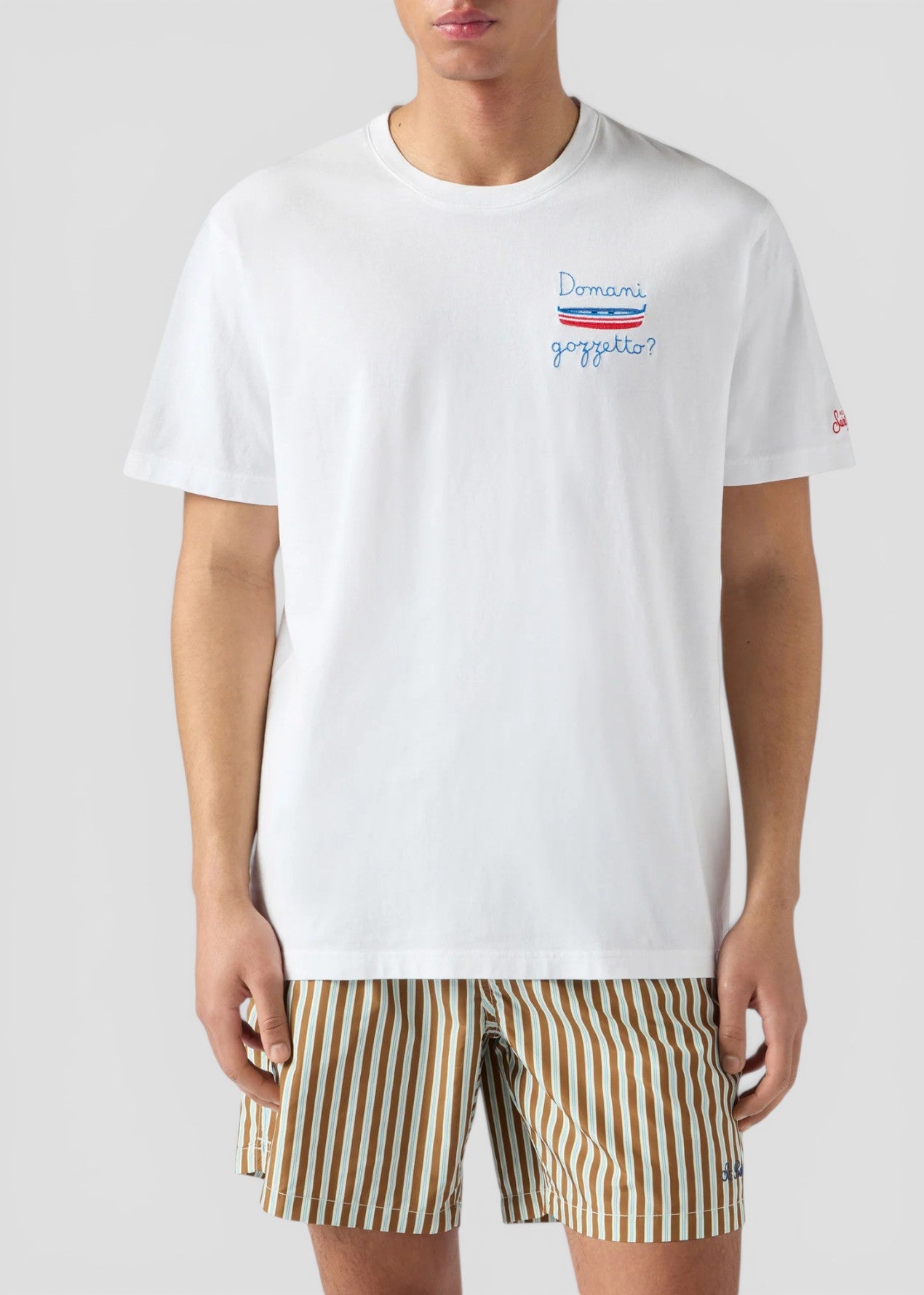 SS26-POT0001 - 01091L T-SHIRT PORTOFINO - GOZZO DOMANI 01N EMB