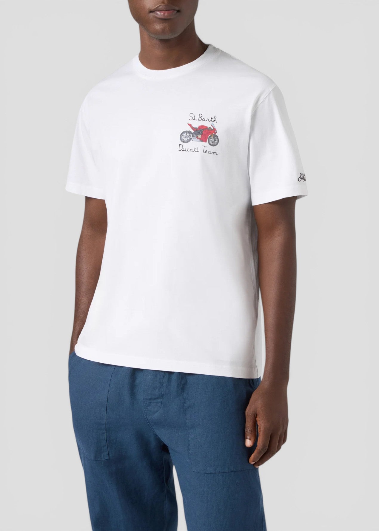 SS26-POT0001 - 04521L T-SHIRT PORTOFINO - DUCATI TEAM 01N EMB