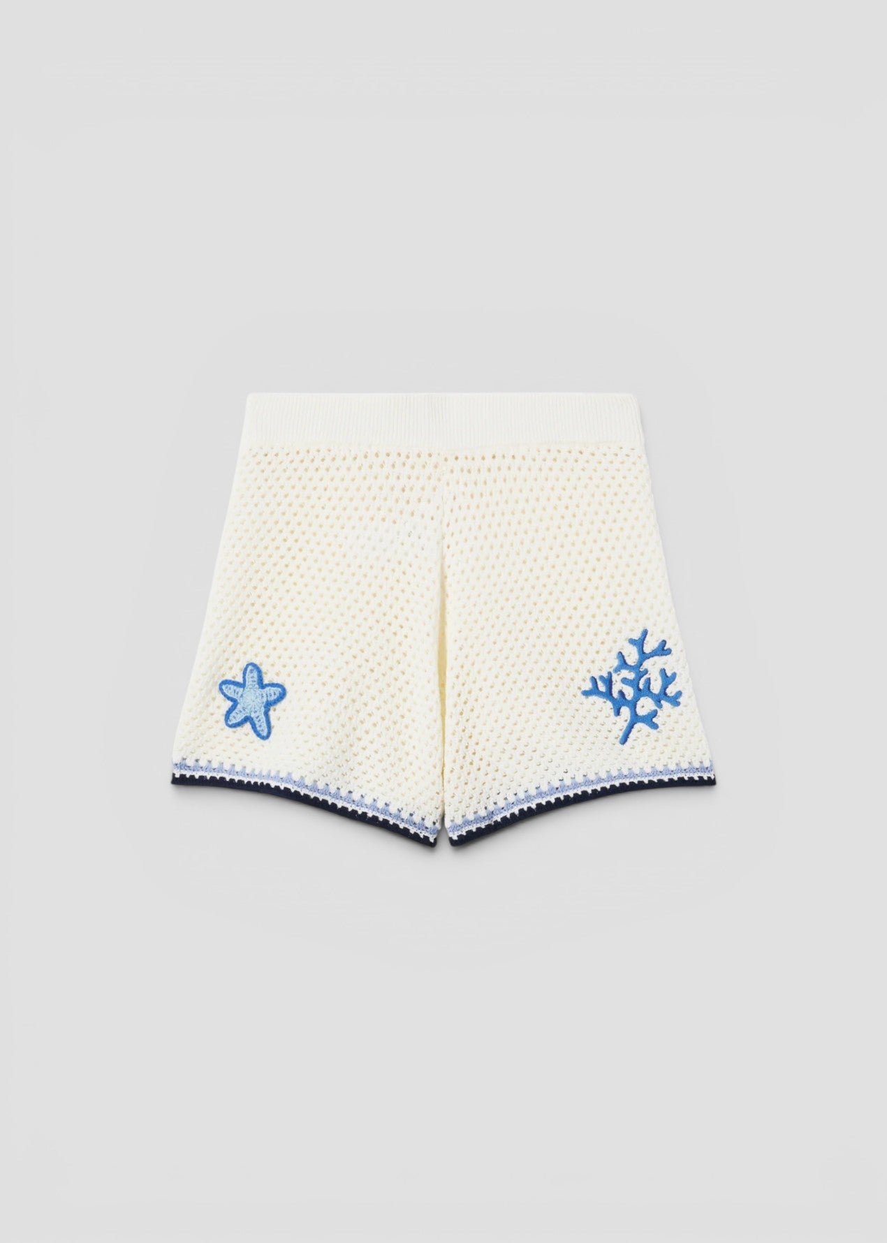 SS26-YVT0001 - 00256L PANTALONCINI YVETTE - LACE OCEANS 1061 PATCH