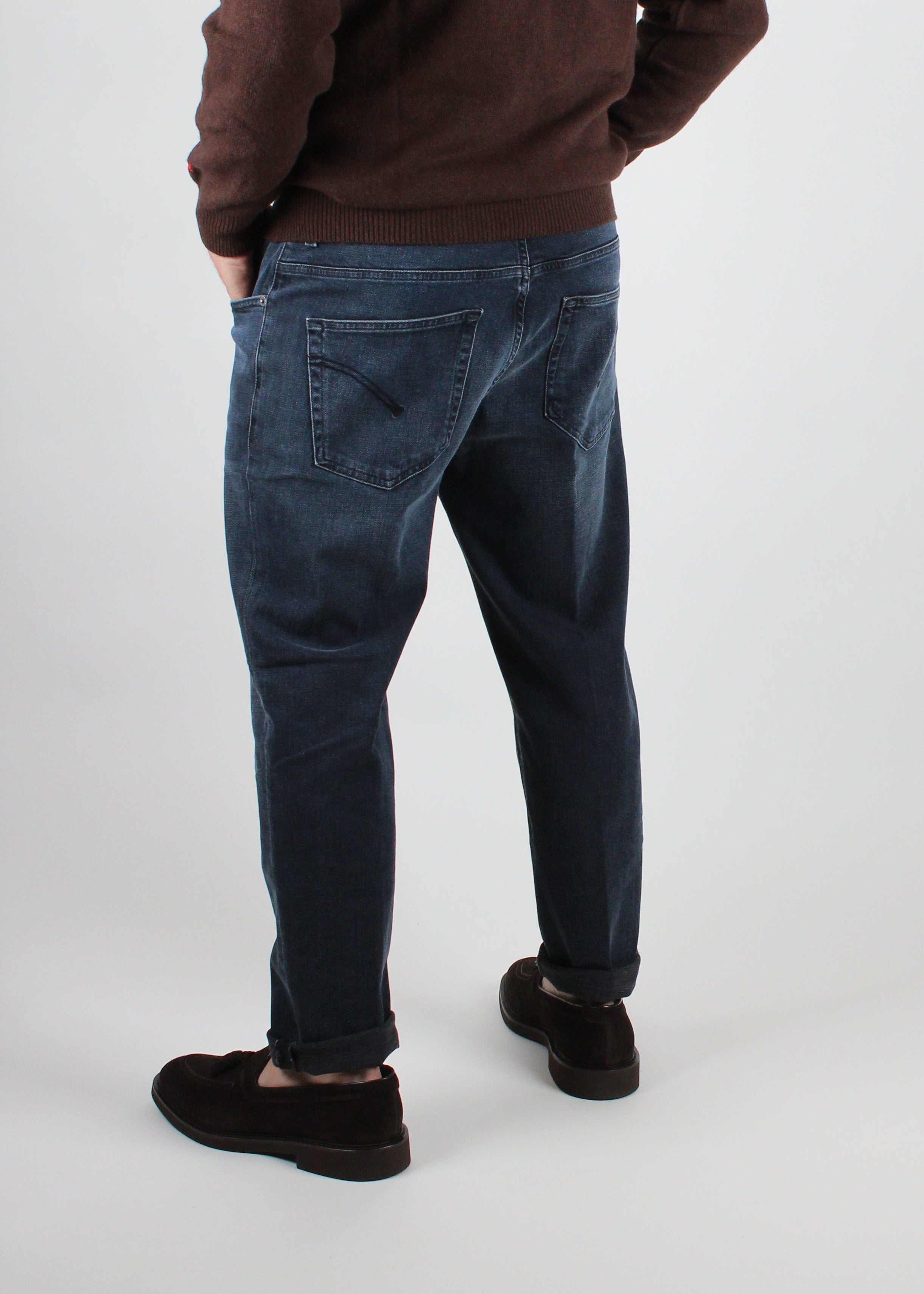 FW25-UP434-DS0355-LV1-899 JEANS BRIGHTON IN DENIM SCURO SLAVATO