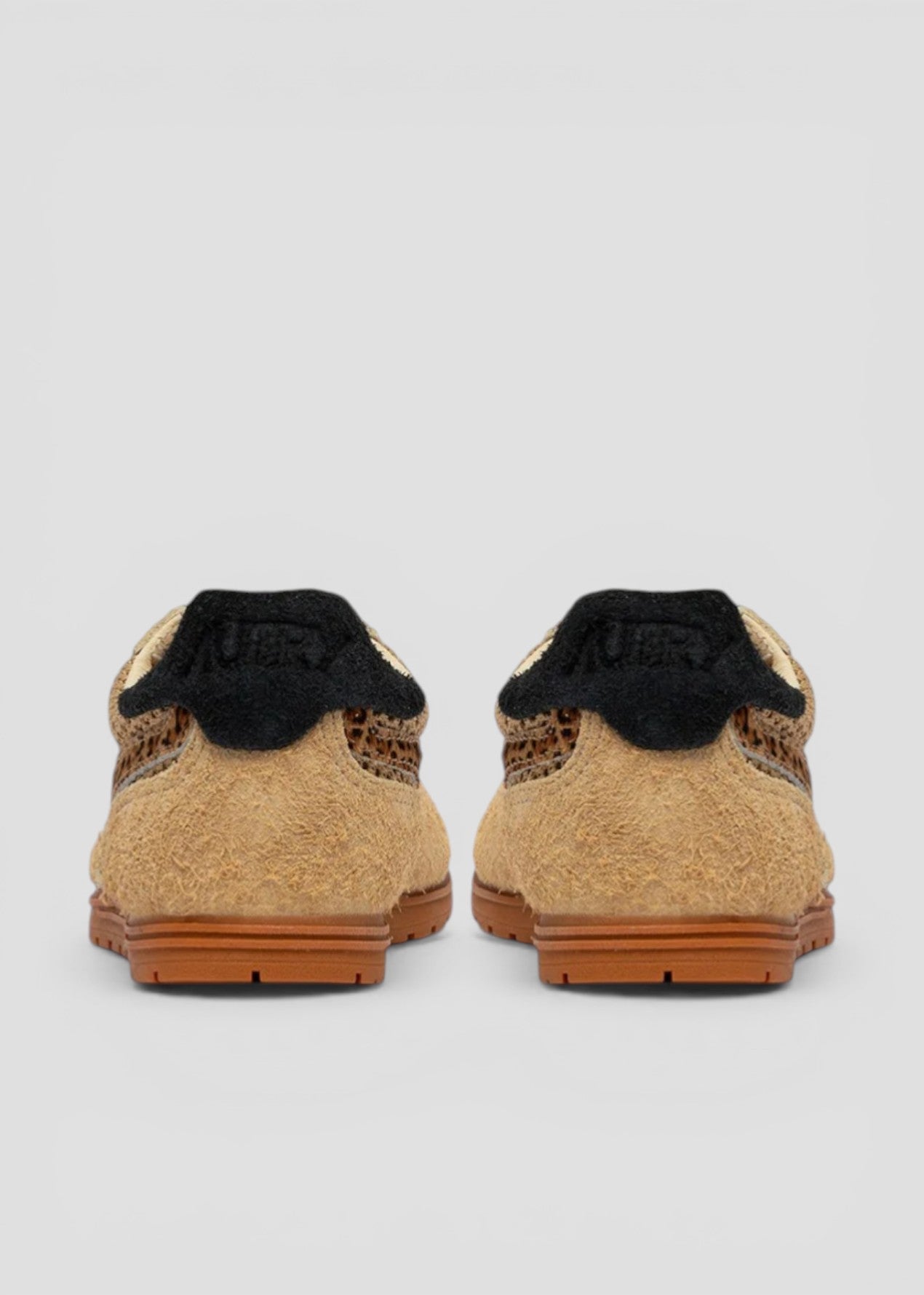 WSLW-KP01 SNEAKERS DONNA WINSPIN KNITTED/SUEDE/PONY TRENCH/LEOPARD/BLACK