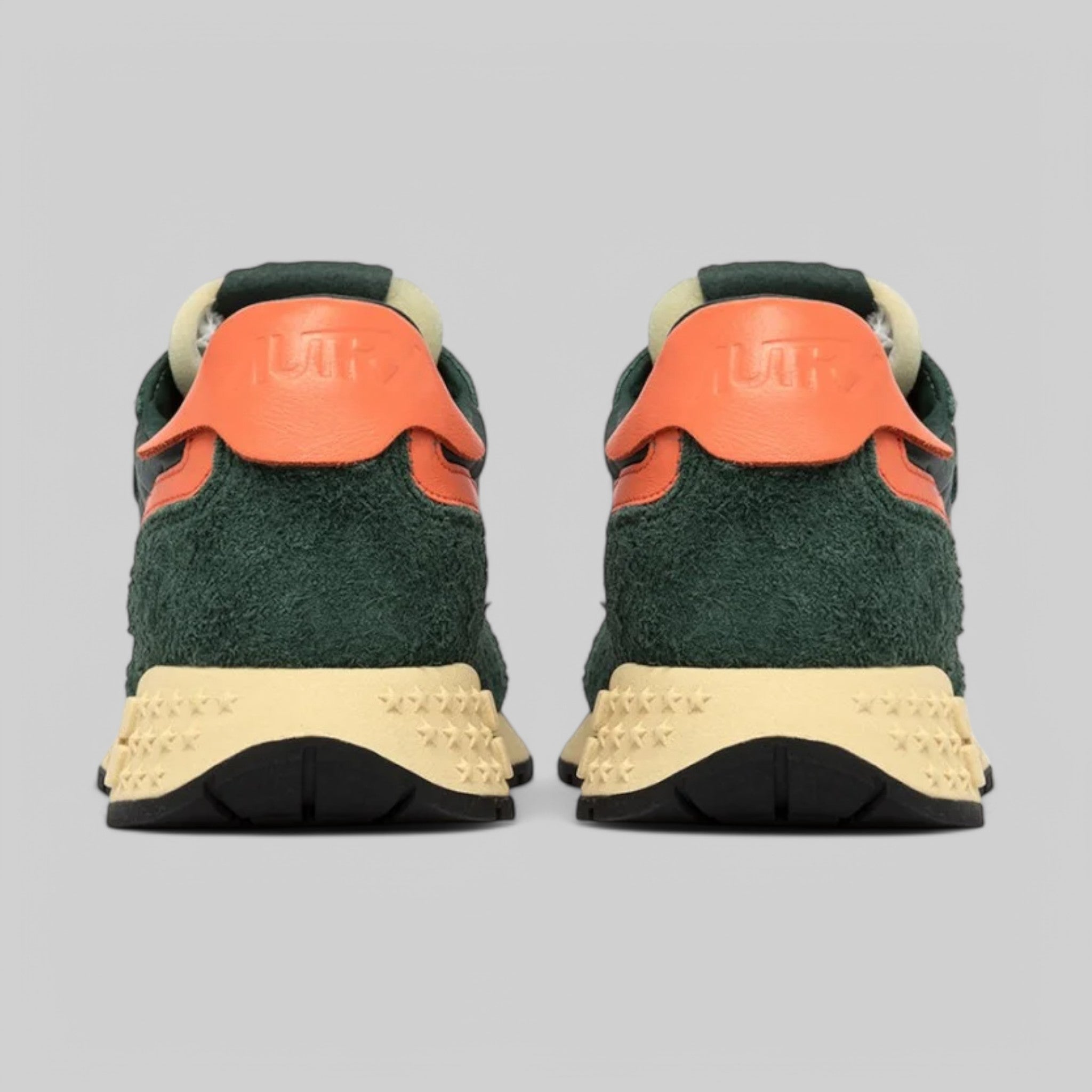 SNEAKERS WWLM-UT05 REELWIND LOW SUEDE/NET BOTTLE/ORNG
