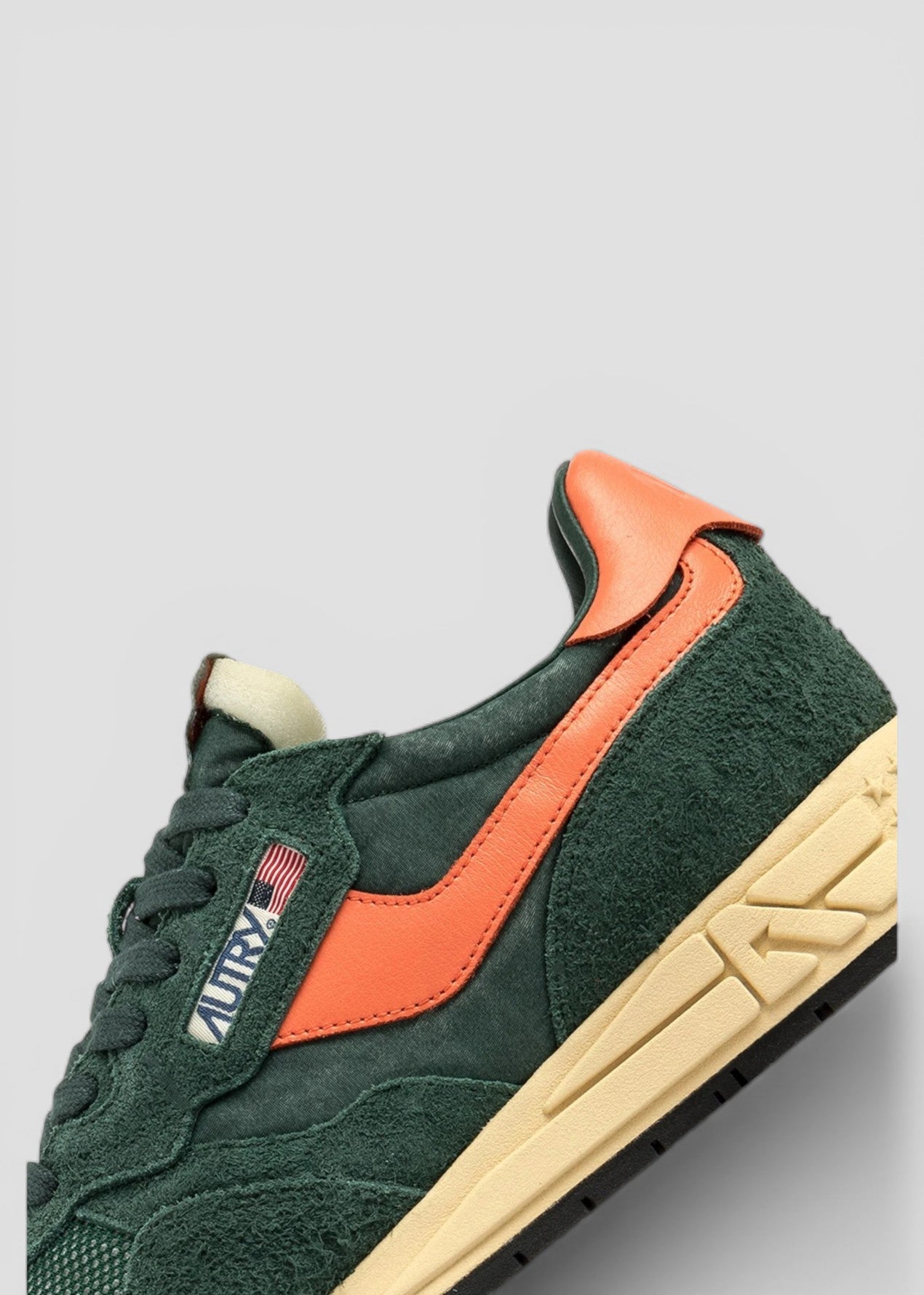 SNEAKERS WWLM-UT05 REELWIND LOW SUEDE/NET BOTTLE/ORNG