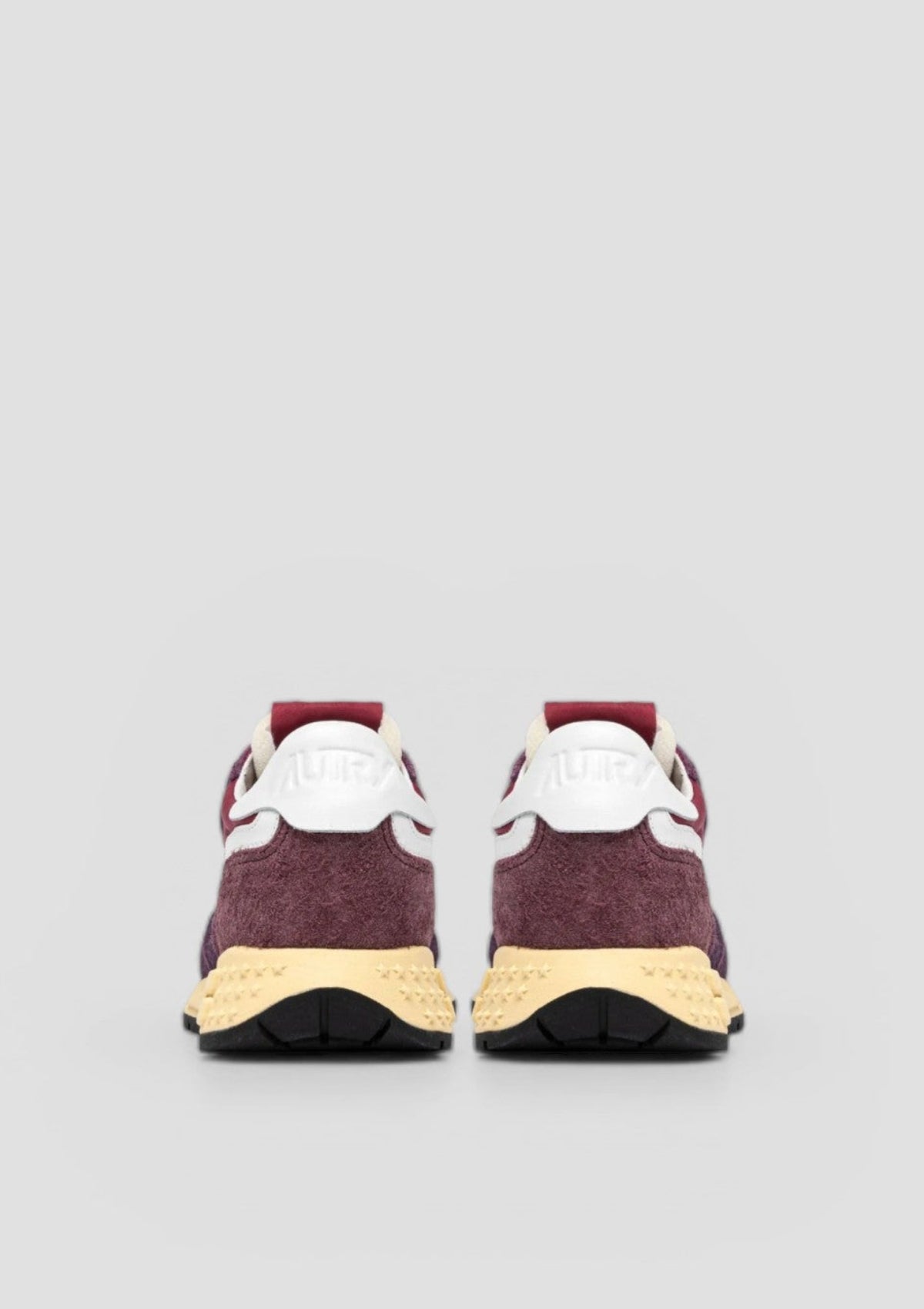WWLW-3T01 SNEAKERS DONNA REELWIND SUEDE NET/TRICOLOR AMARONE /PLUM