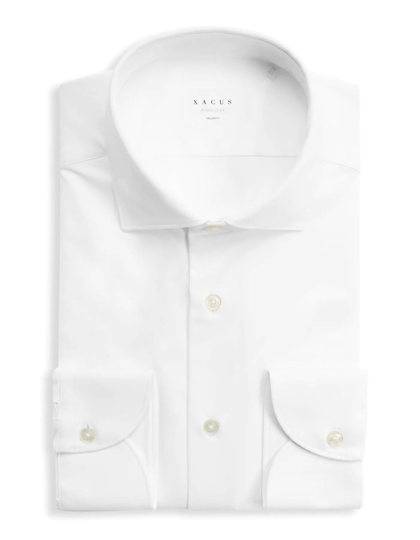 FW25-ACT558ML CAMICIA IN JRS UOMO COLORE BIANCA