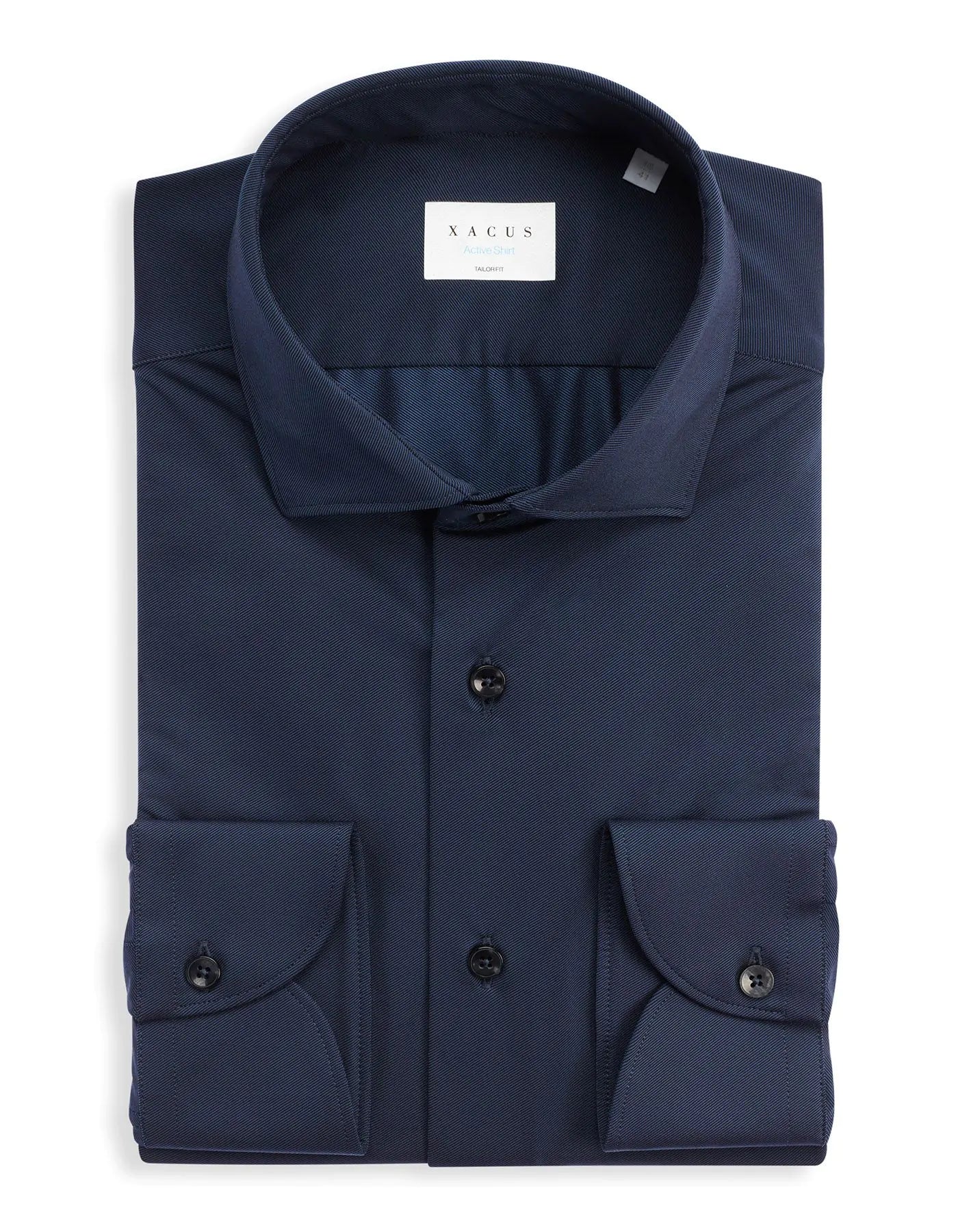 ACT558ML CAMICIA IN JRS UOMO. COLORE 021 BLU NAVY