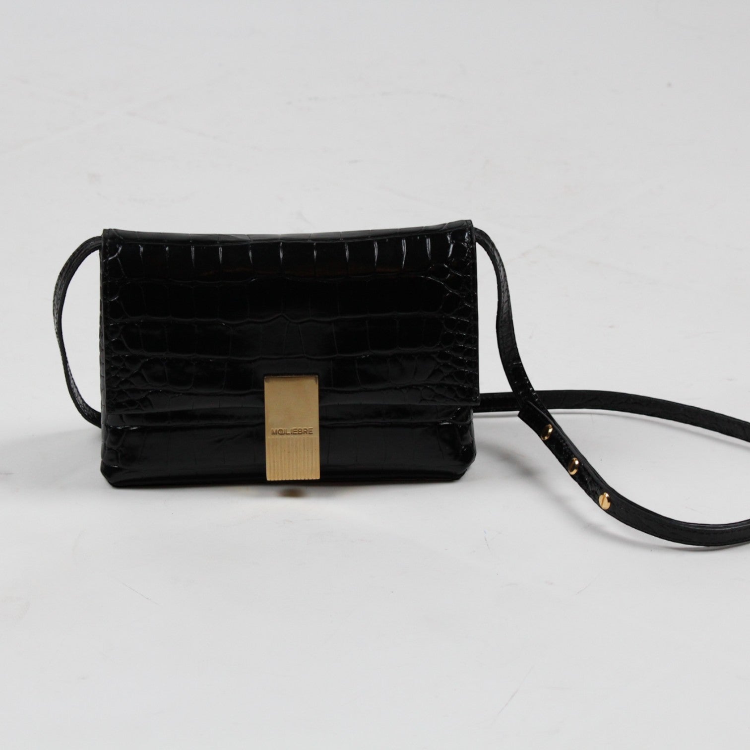 BORSA ALESSIA COL.NERO VITELLO STAMPA COCCO