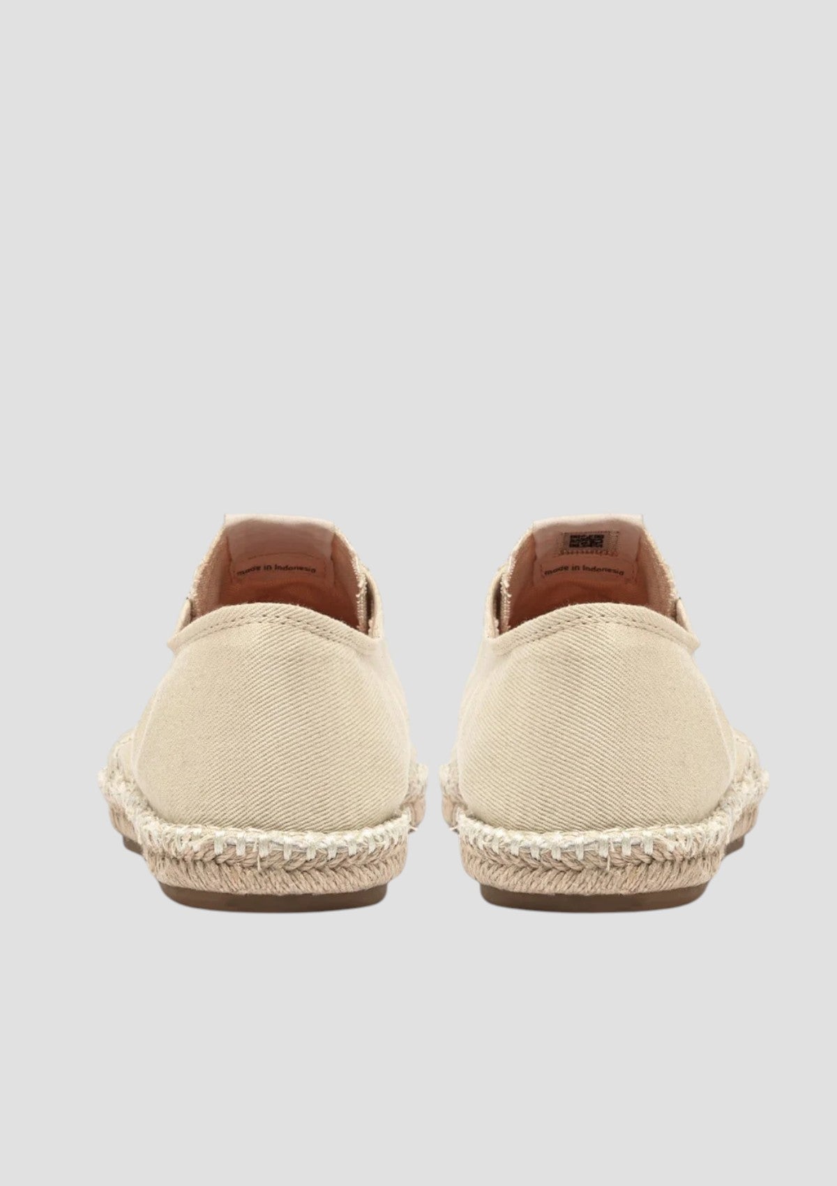 ESLW-CV01 ESPADRILLAS DONNA SANDY IN CANVAS IVORY