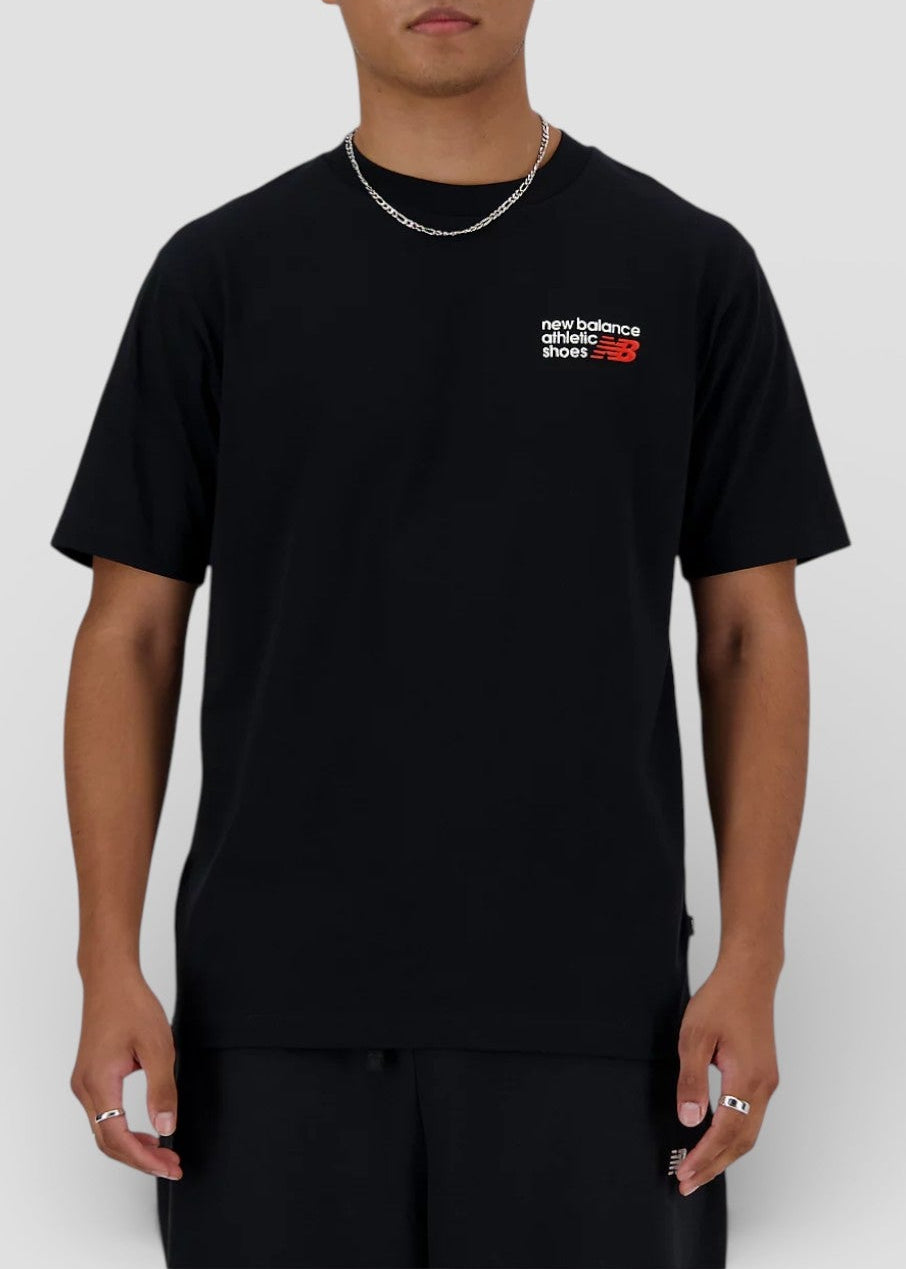 SS26-MT41908BK MAGLIETTA ATHLETIC PREMIUM LOGO T-SHIRT COL.NERO