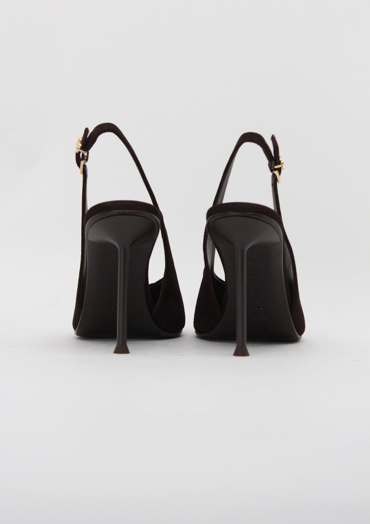 PETRA67 Slingback Camoscio Cioccolato - Sergio Levantesi