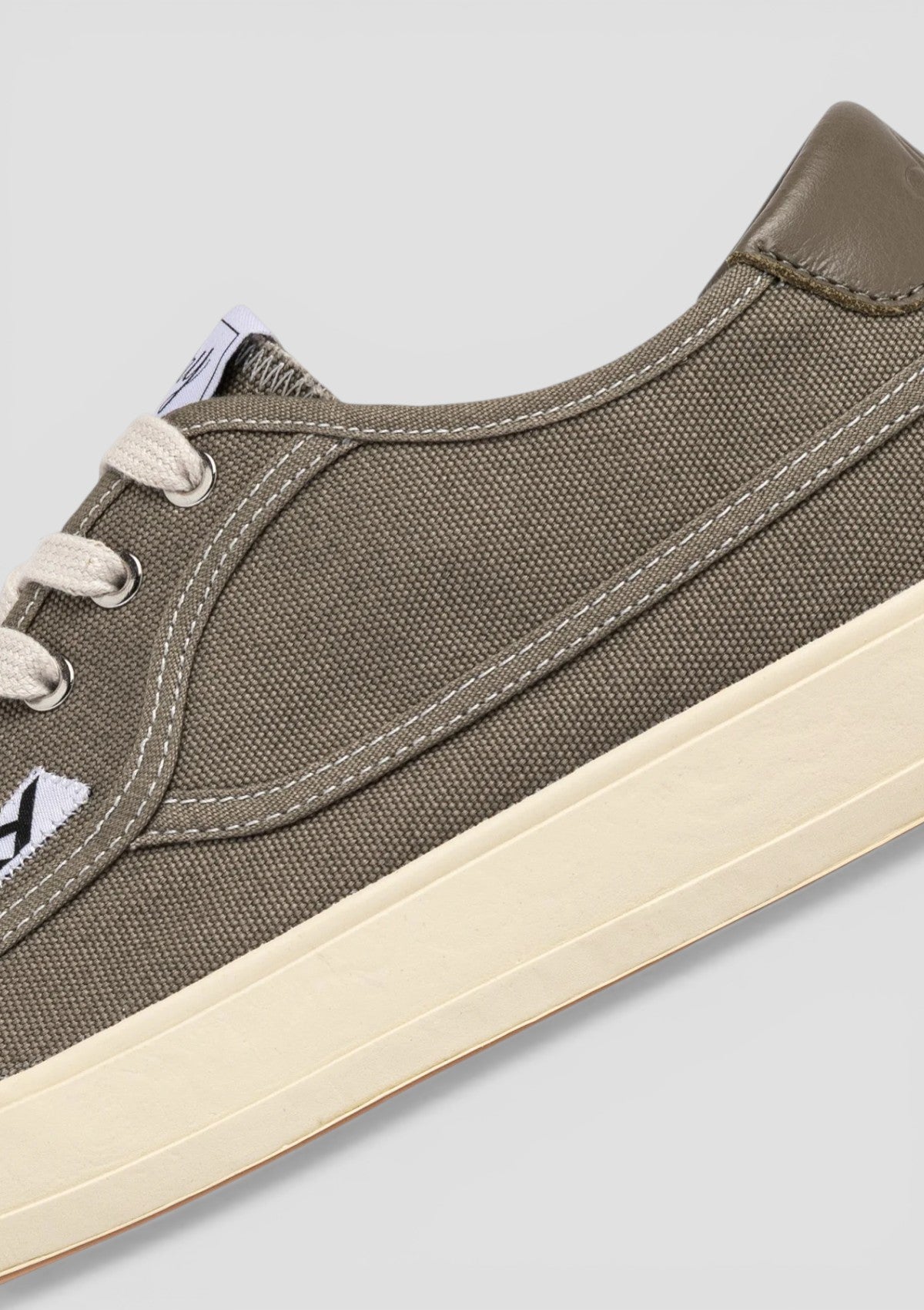 SCLM-CU03 SNEAKERS WINDSCAPE LOW MAN CANVAS/SUEDE/LEATHER MILITARY