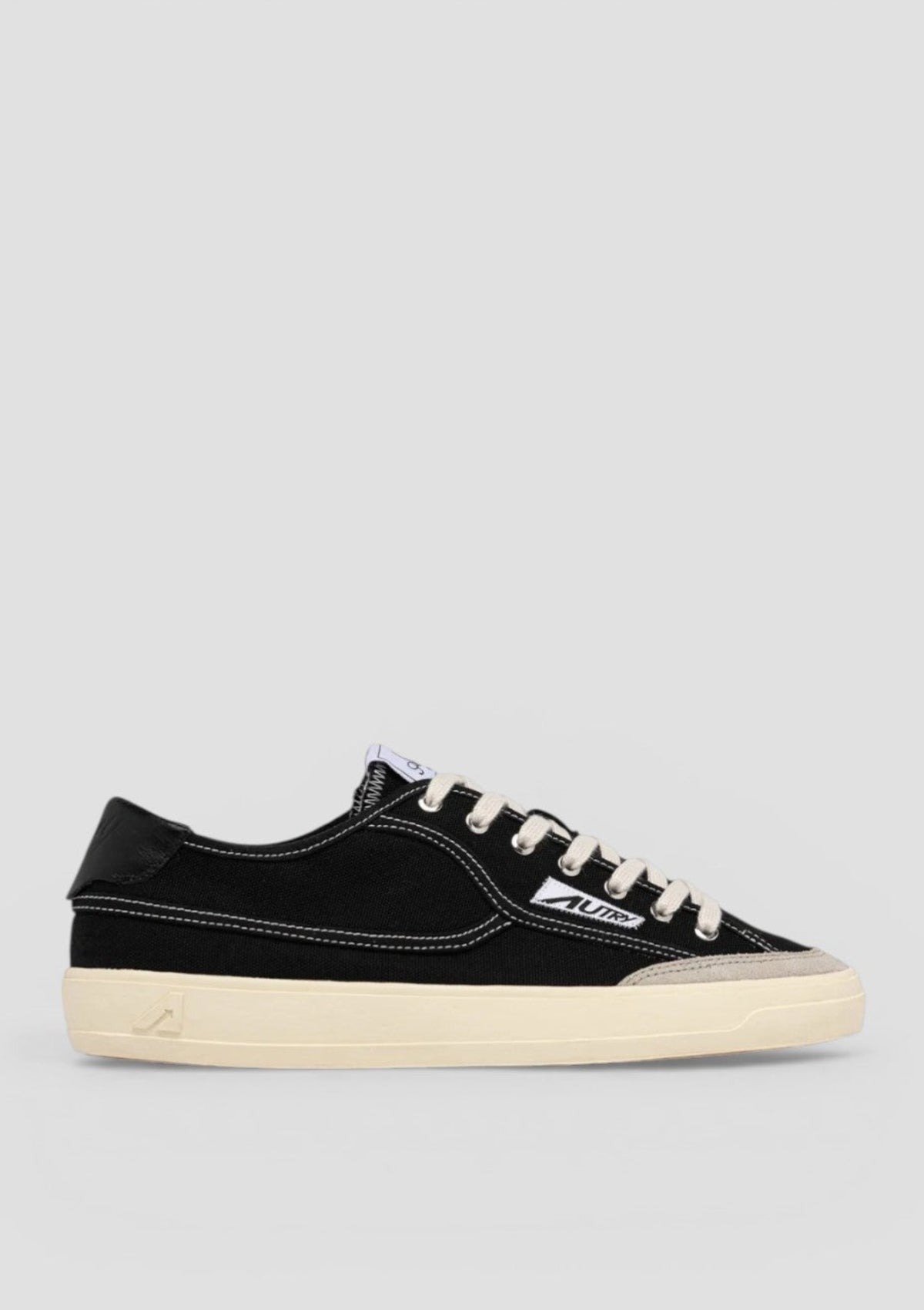 SCLM-CU01 SNEAKERS WINDSCAPE LOW MAN CANVAS/SUEDE/LEATHER BLACK
