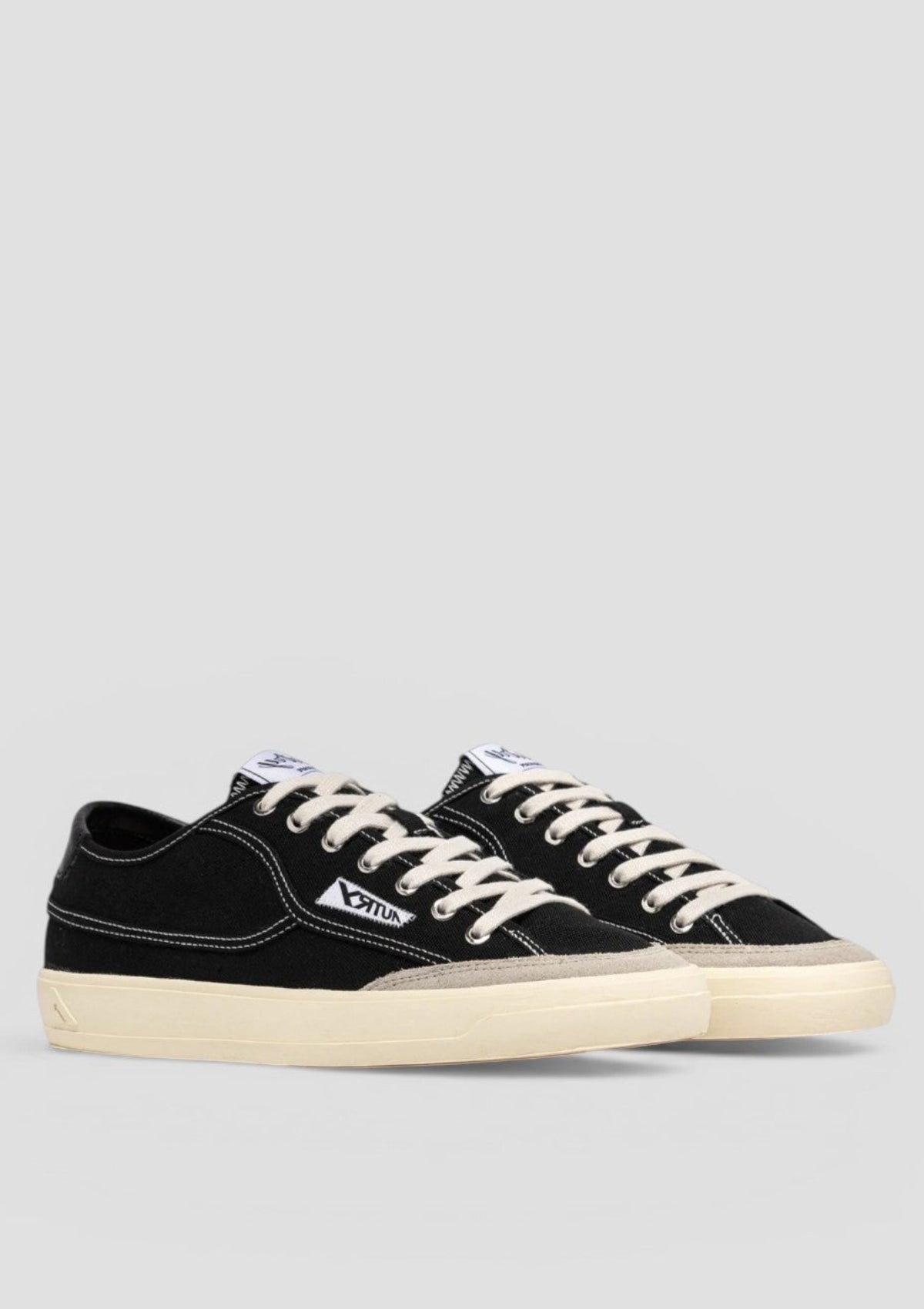 SCLM-CU01 SNEAKERS WINDSCAPE LOW MAN CANVAS/SUEDE/LEATHER BLACK
